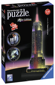 Ravensburger 3D-Puzzle Empire State Building bei Nacht 216 Teile