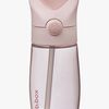 b.box Trinkflasche 380 ml mit Trinkhalm, Blush Crush