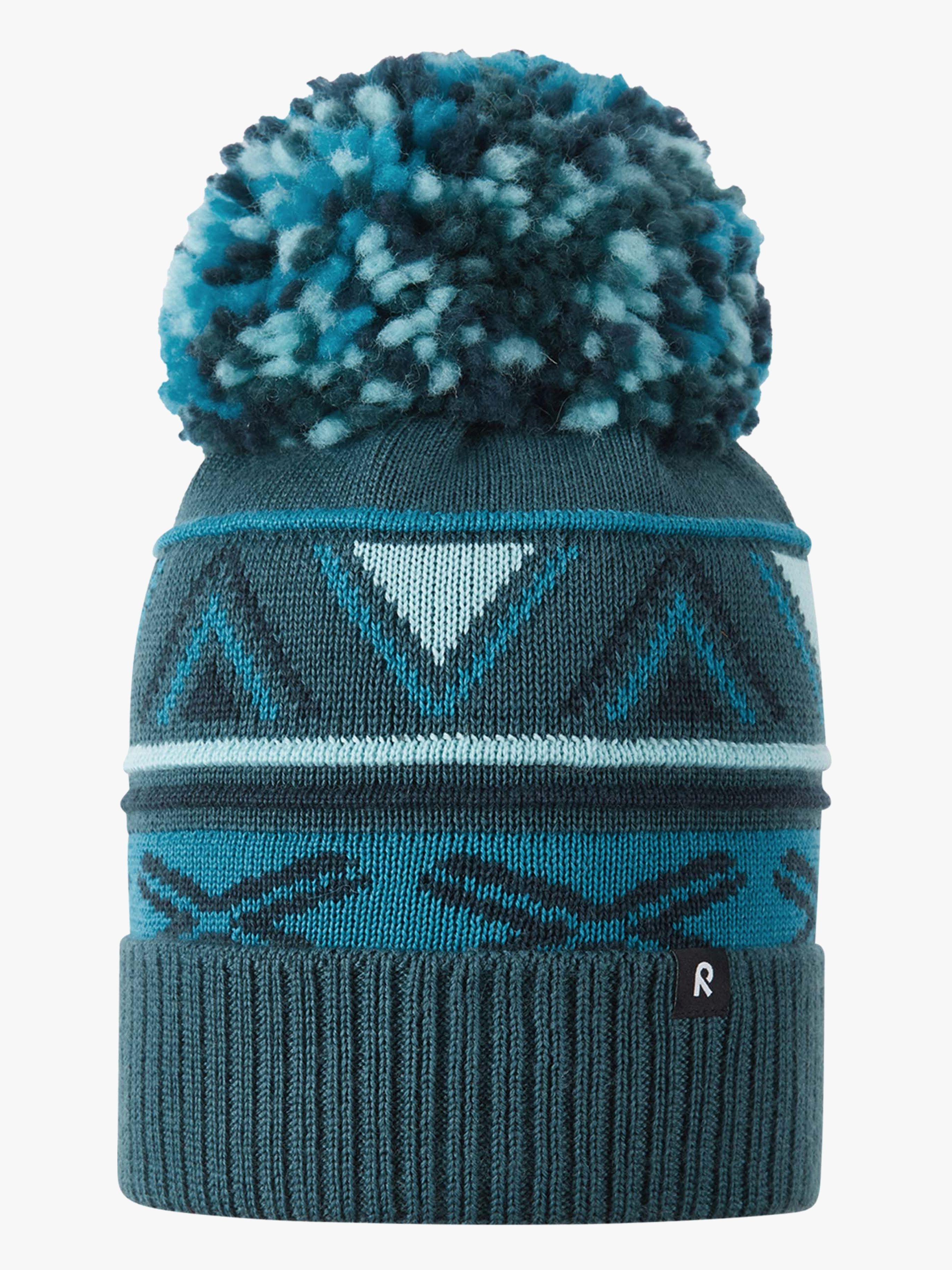 Kirjoen Mütze Merinowolle, Dark Teal, 56-58