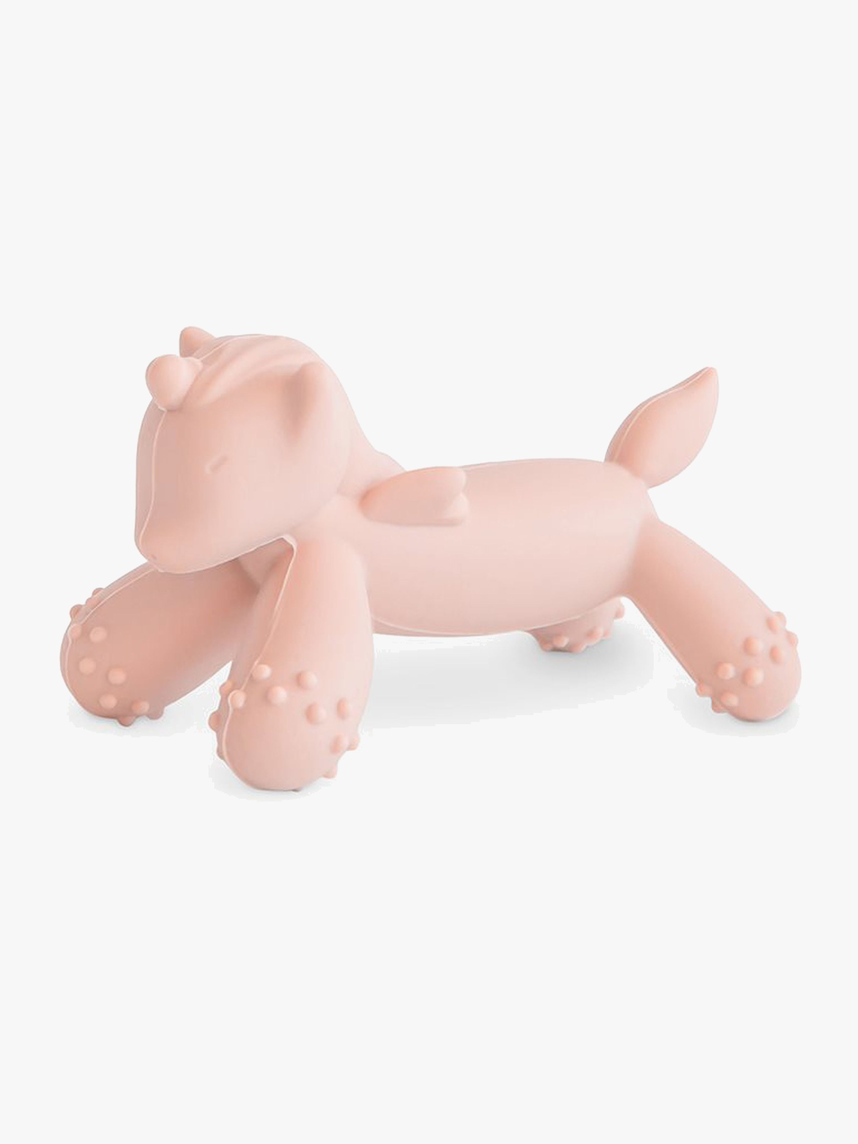 Mushie Einhorn Beißringe, Blush, Beißspielzeug