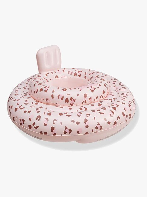 Swim Essentials Baby Schwimmring, Old Pink Leopard