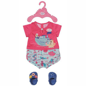 Baby Born Puppenkleidung Badeanzug mit Schuhen 43 cm