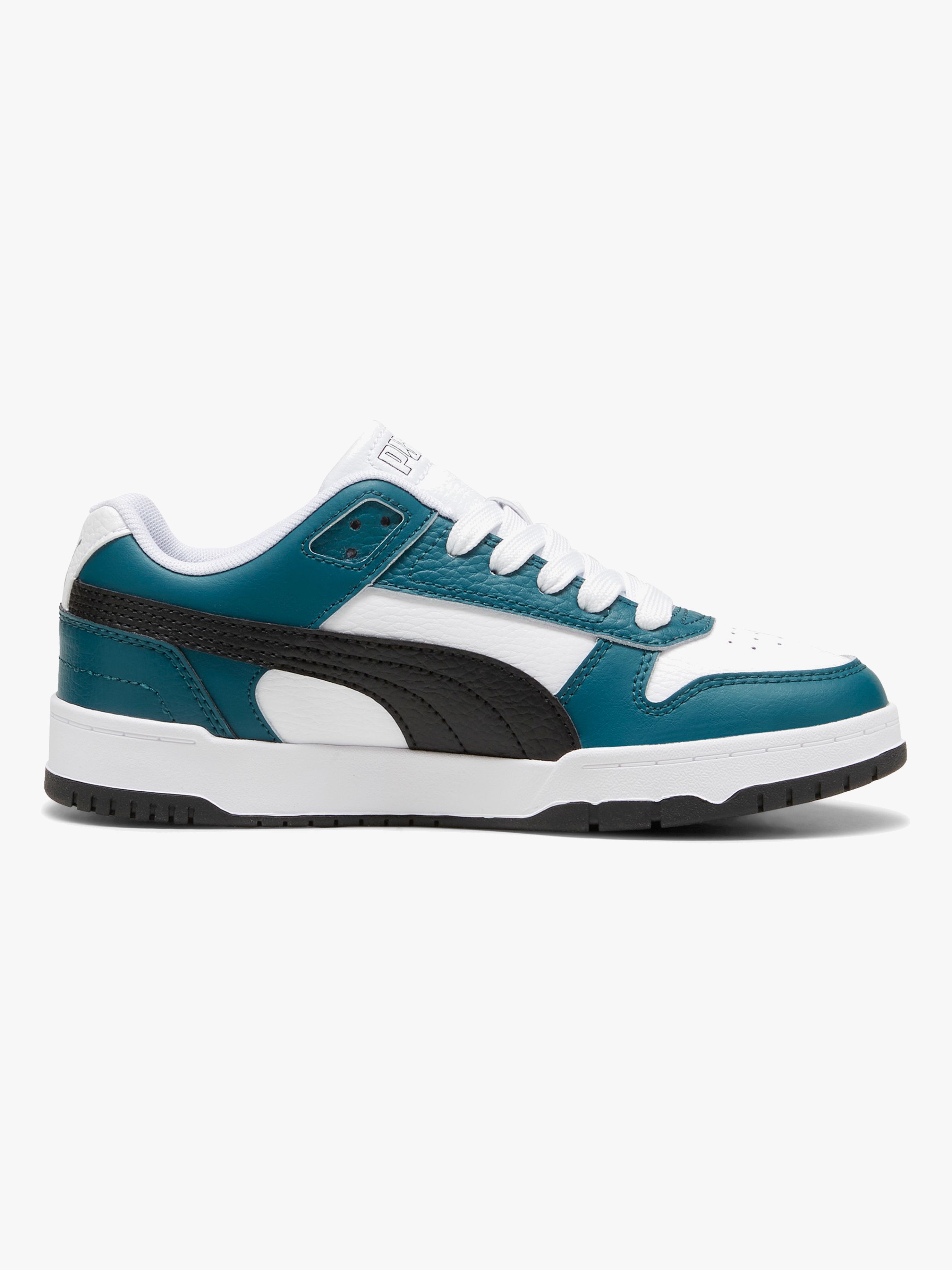 Puma RBD Game Low Jr Kinder Sneaker, Grün, 37, Kinderschuhe