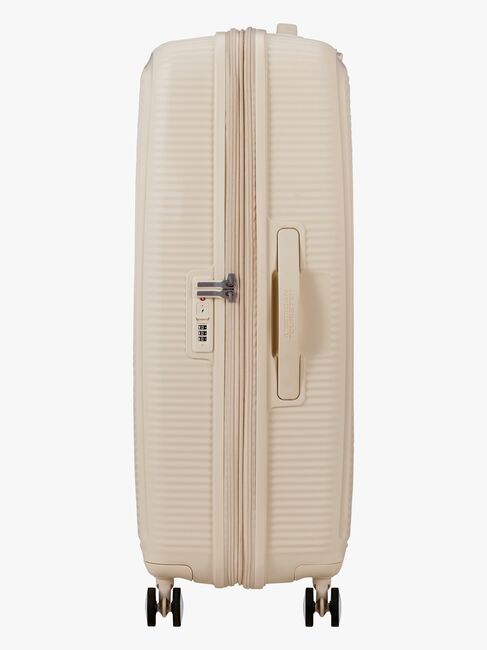 American Tourister Soundbox Spinner Koffer 97-110L, Coconut Sand