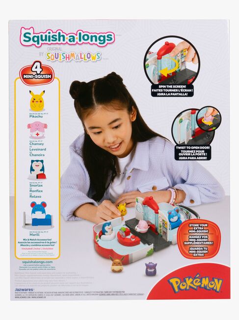Squishmallows Pokémon Spielset mit Figuren