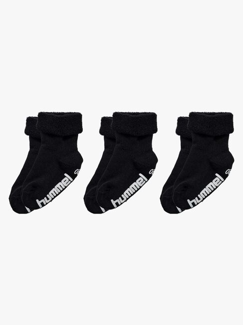 Hummel Mini Anti-Slip Socken 3er-Pack, Black