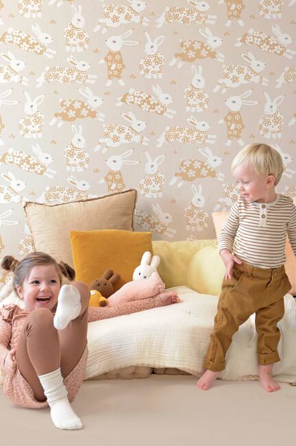 Majvillan Tapete Garden Party, Sandy Grey