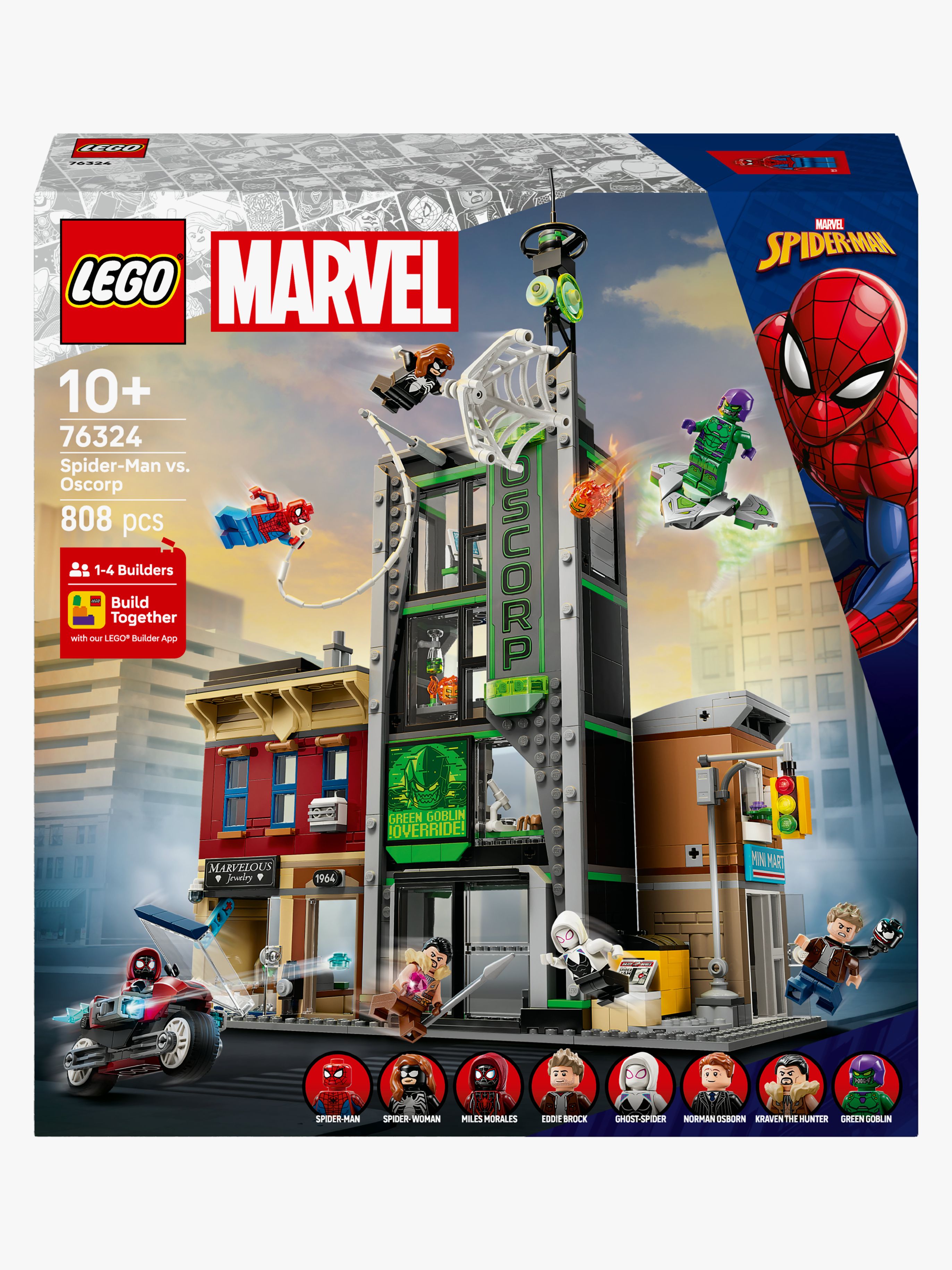 LEGO Super Heroes 76324 Spider-Man vs. Oscorp