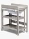 JLY Dream Wickeltisch mit ausziehbarer Badewanne, Warm Grey