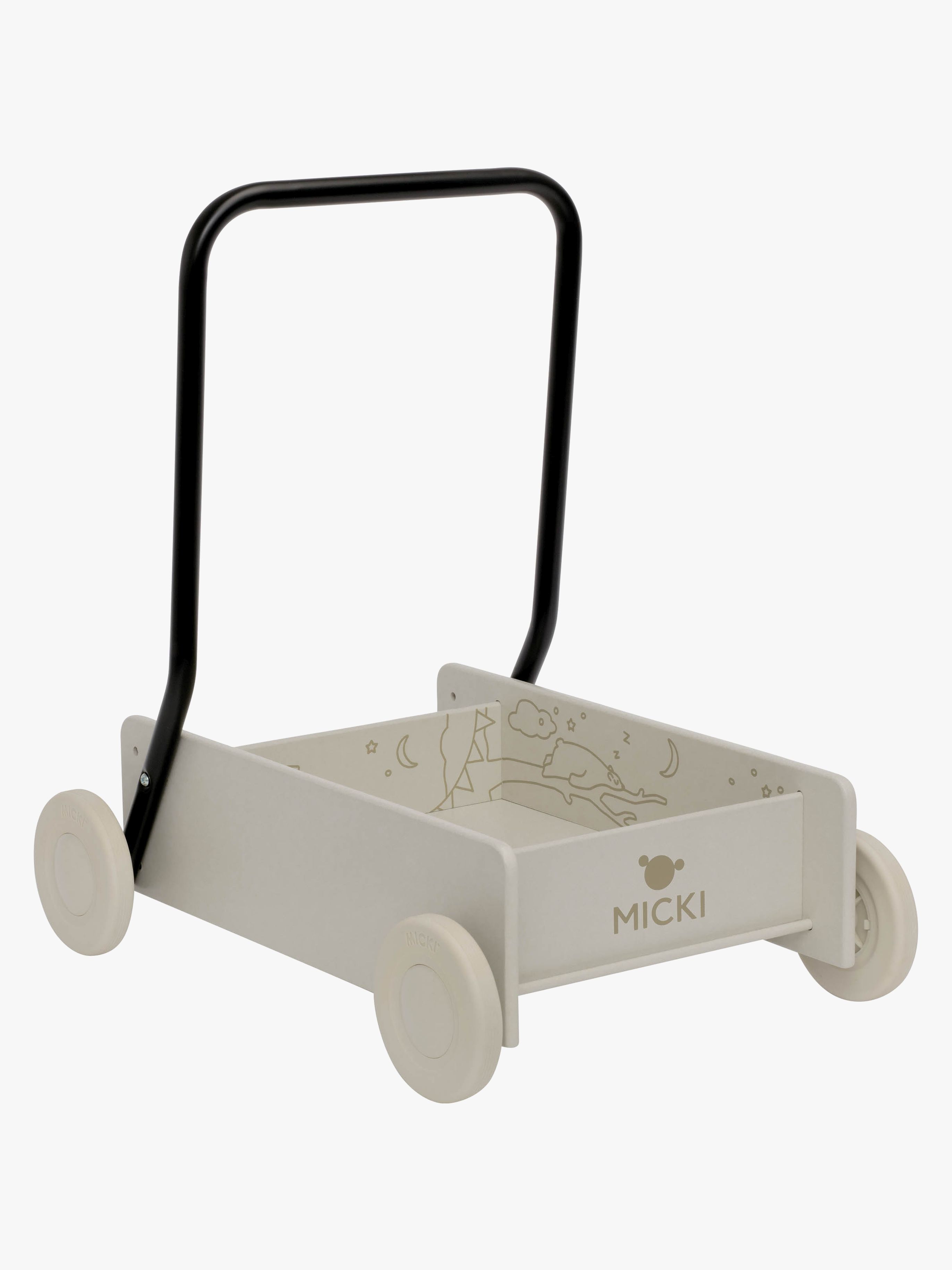 Micki Lauflernwagen, Beige, Babyspielzeug