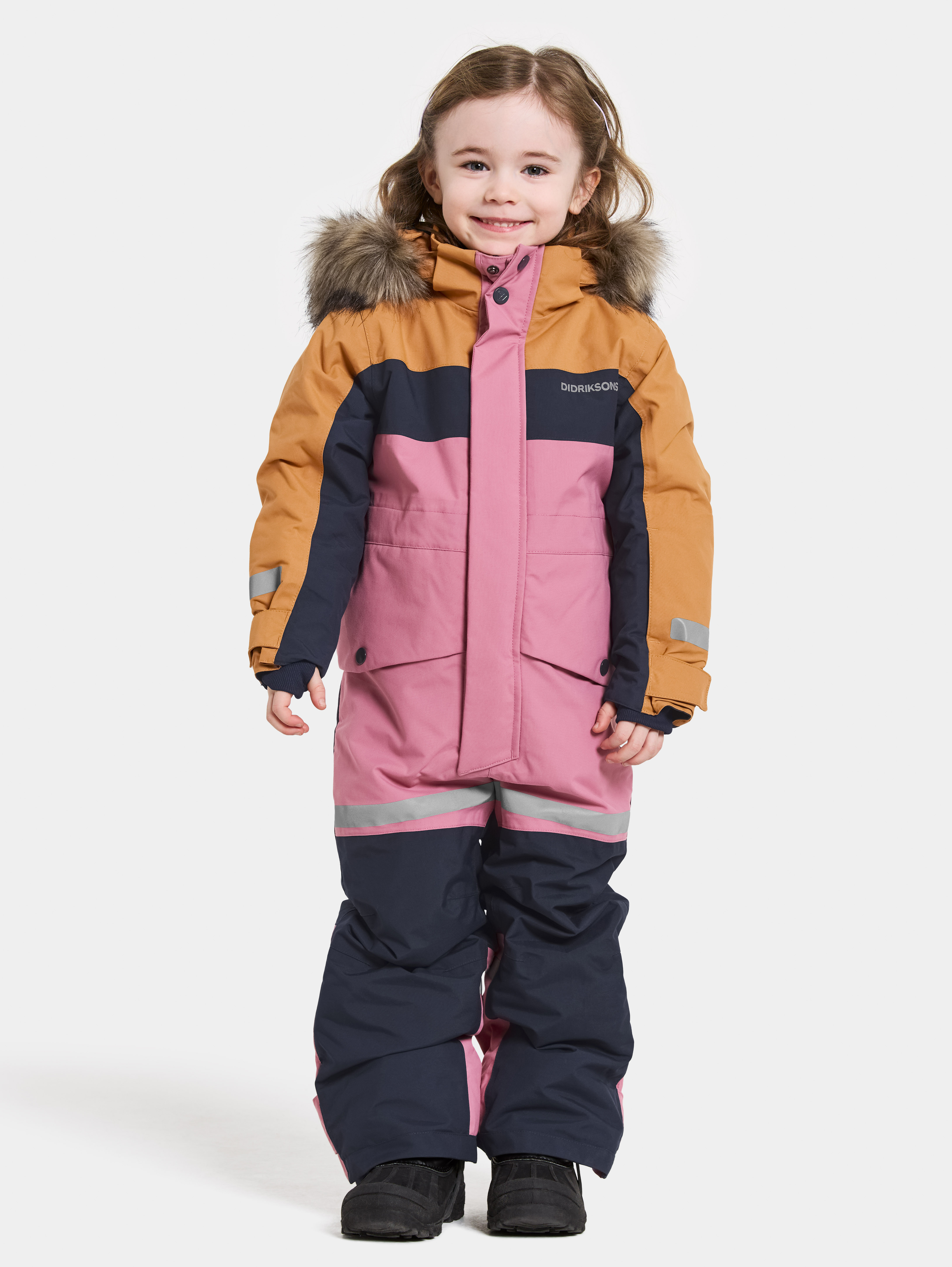 Didriksons Bjärven Overall, Heather Pink, 80