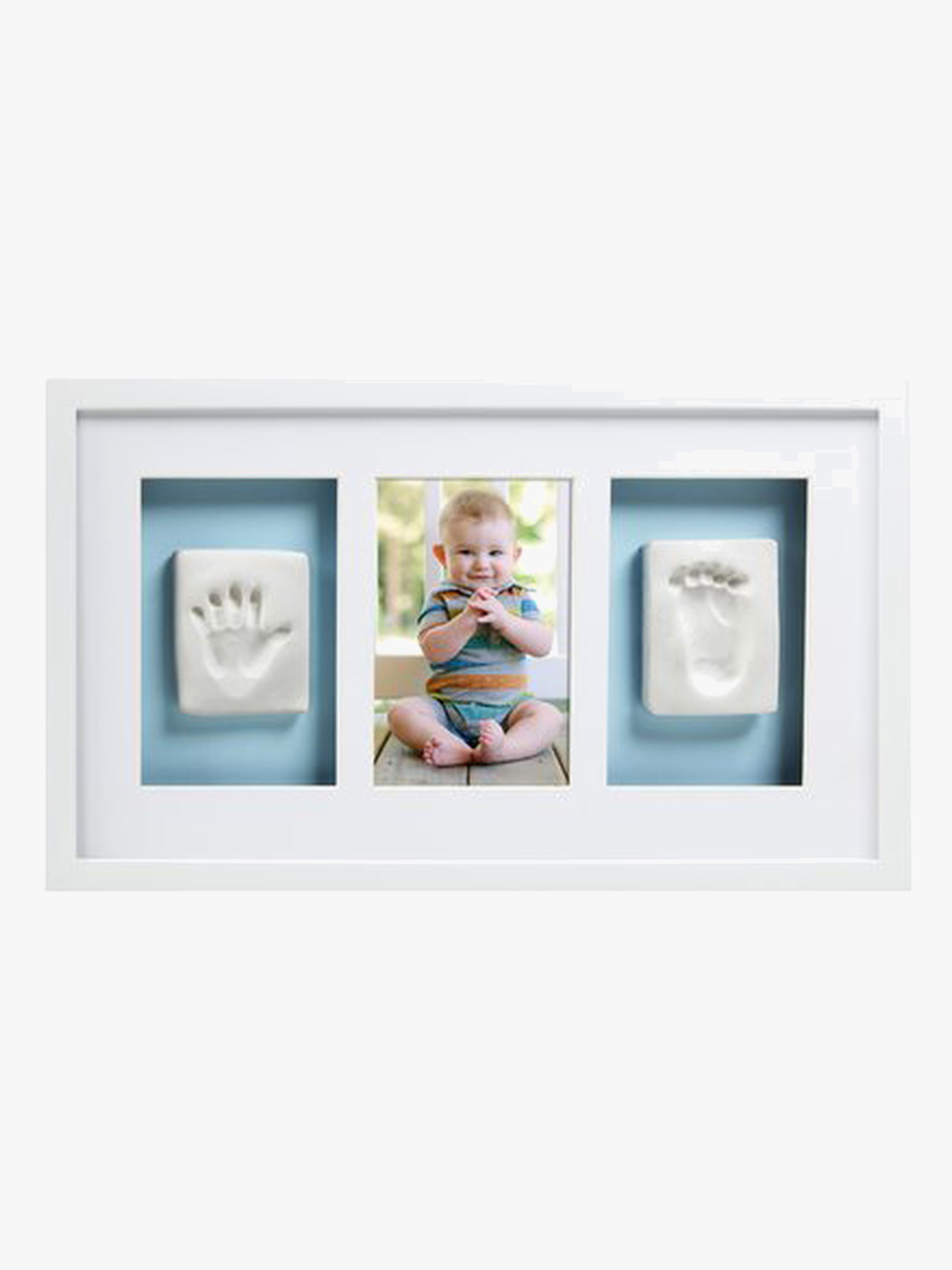 Pearhead Babyprints Deluxe Rahmen Trippel, Weiß