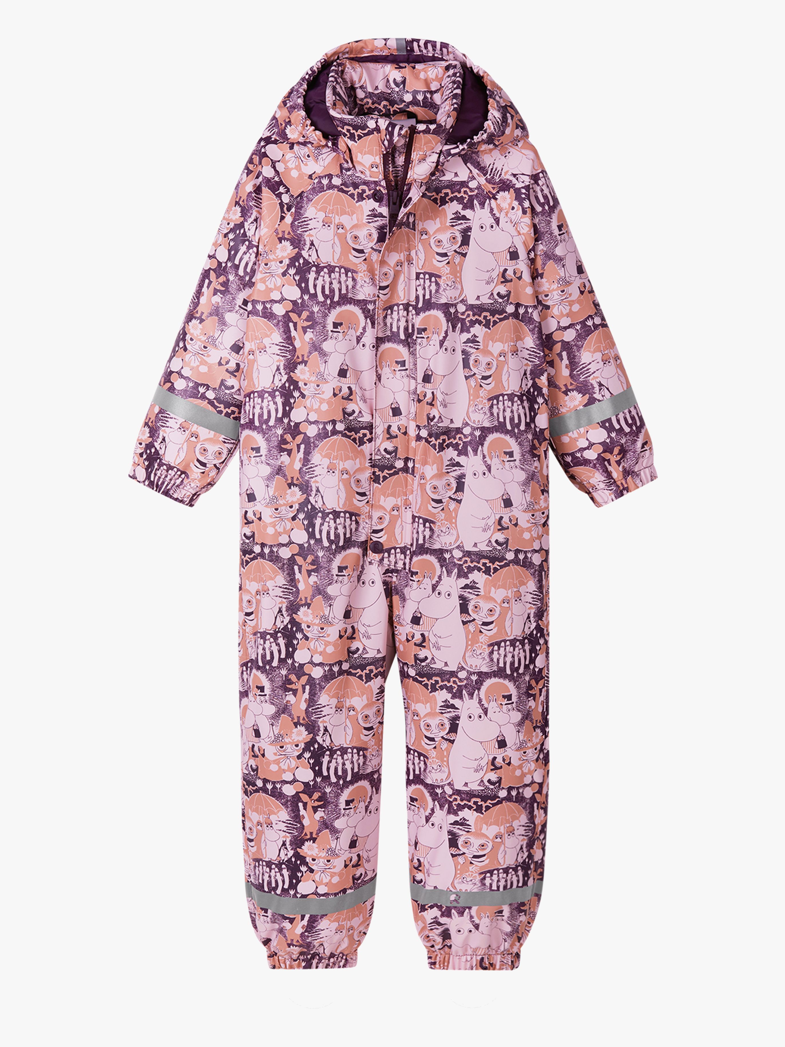 Reima Moomin Rapakko Gefütterter Regenoverall, Pale Rose, 104