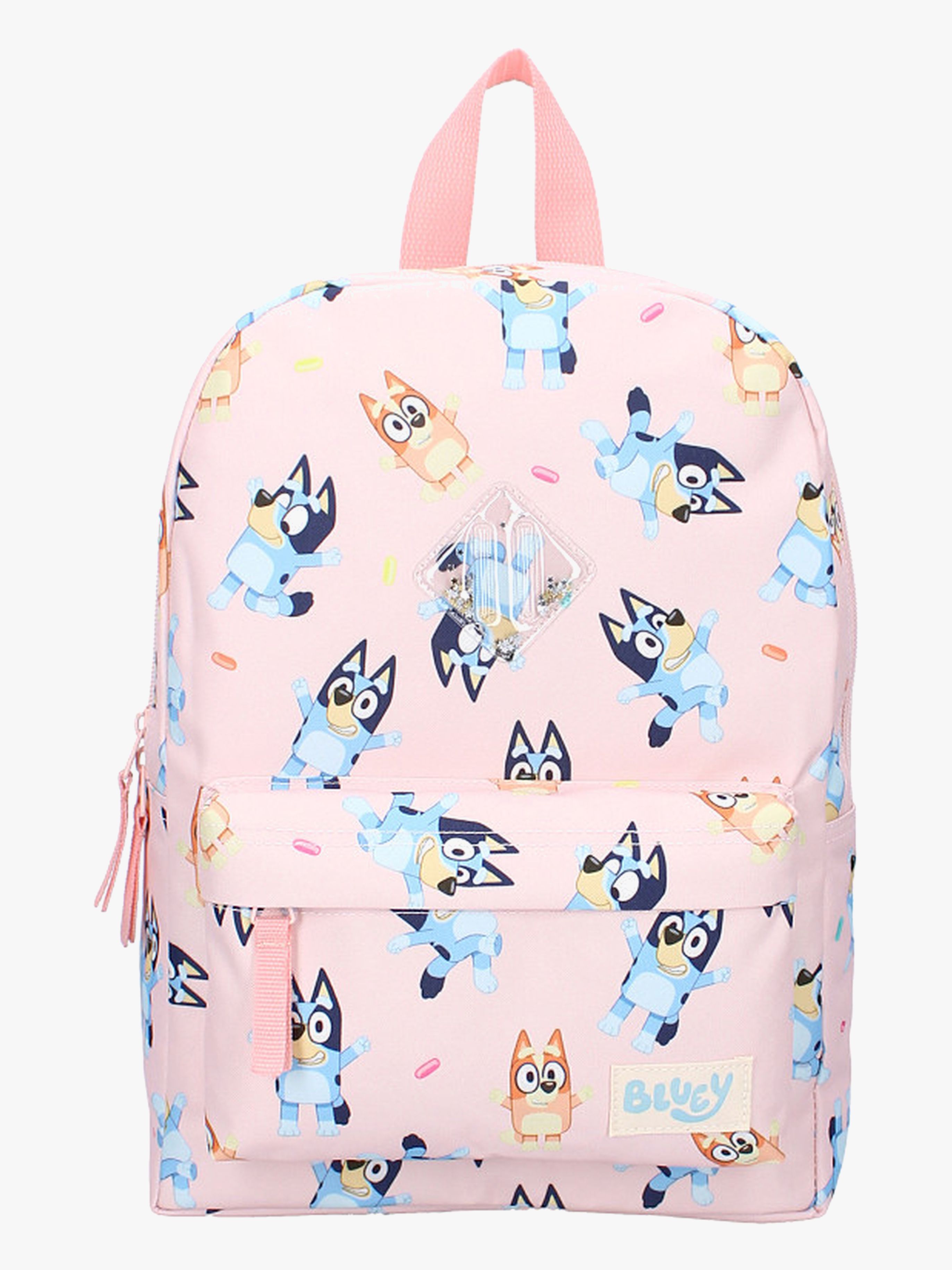 Bluey Kinder Rucksack Friends First, Rosa