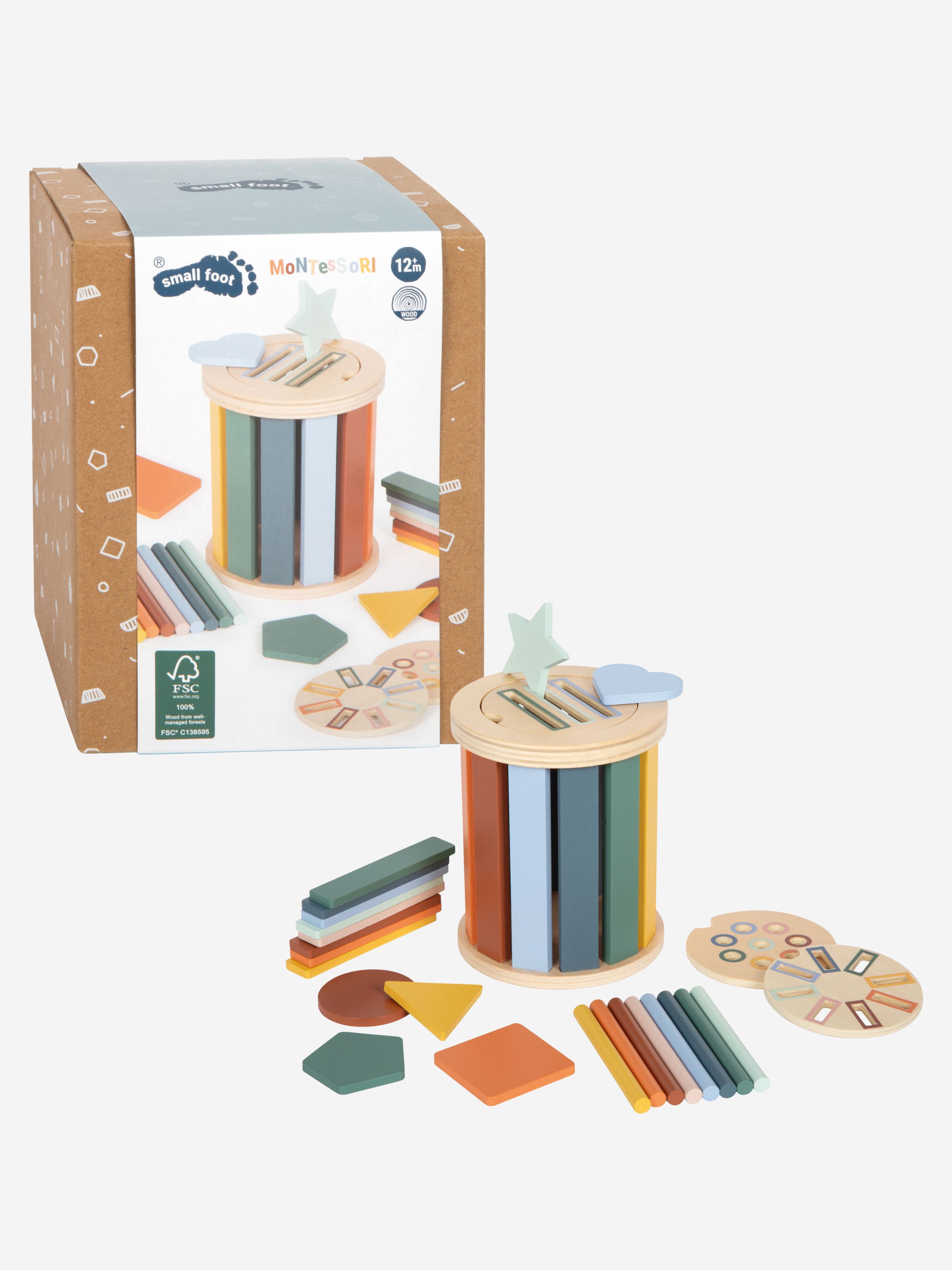 Small Foot Montessori Sortierspiel mit Trommel