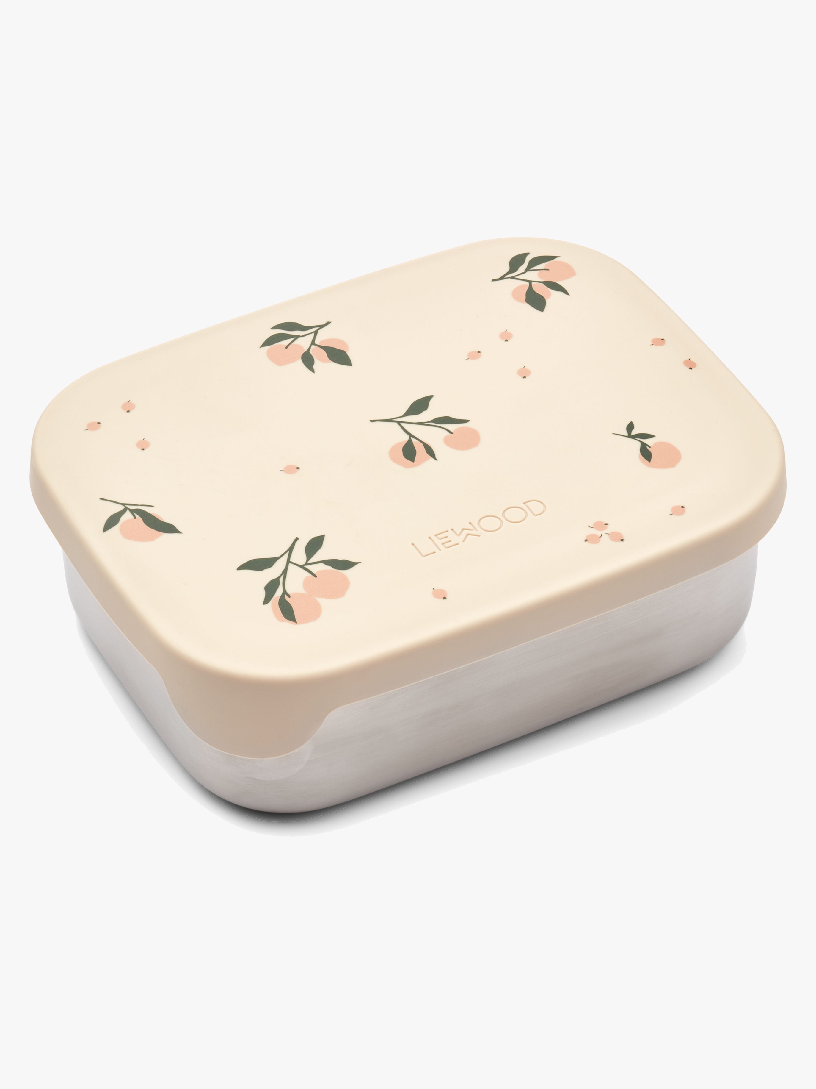 LIEWOOD Arthur Gemusterte Brotdose, Peach/Sea Shell