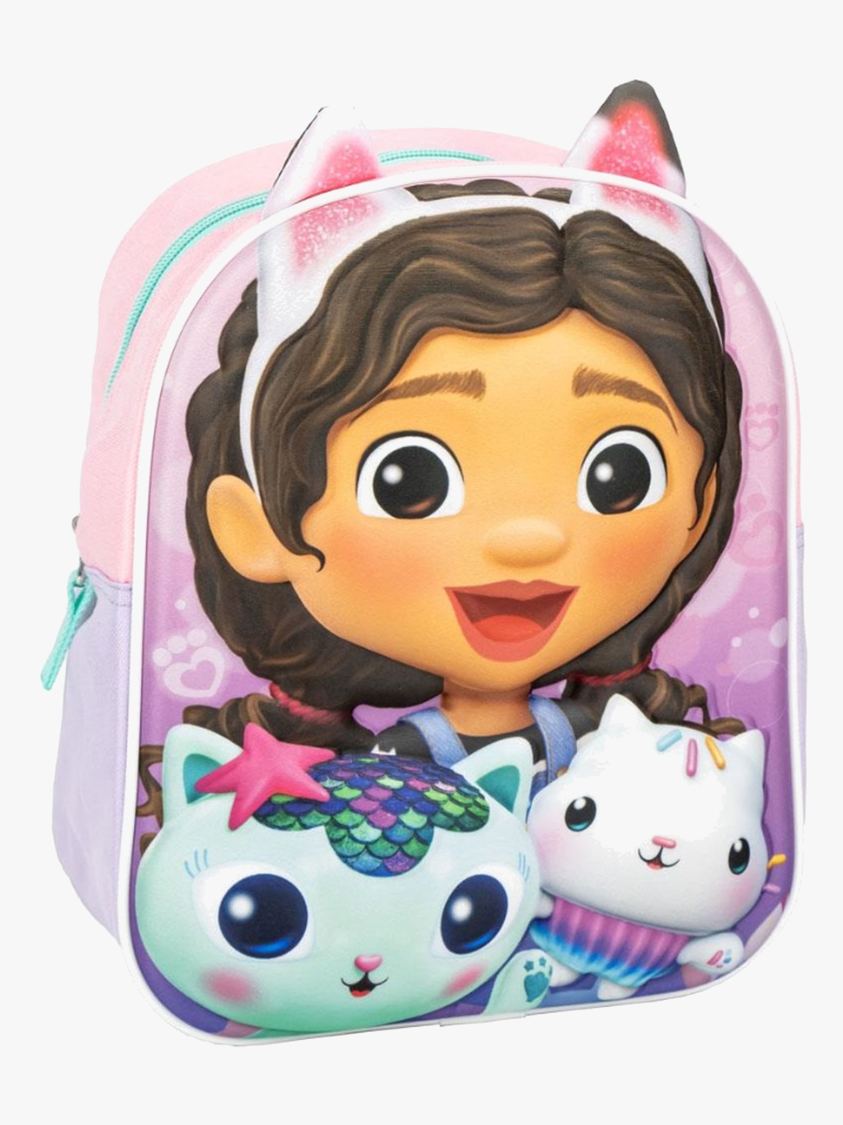 Gabby's Dollhouse Kids Kinder Rucksack 3D Applications, Rosa