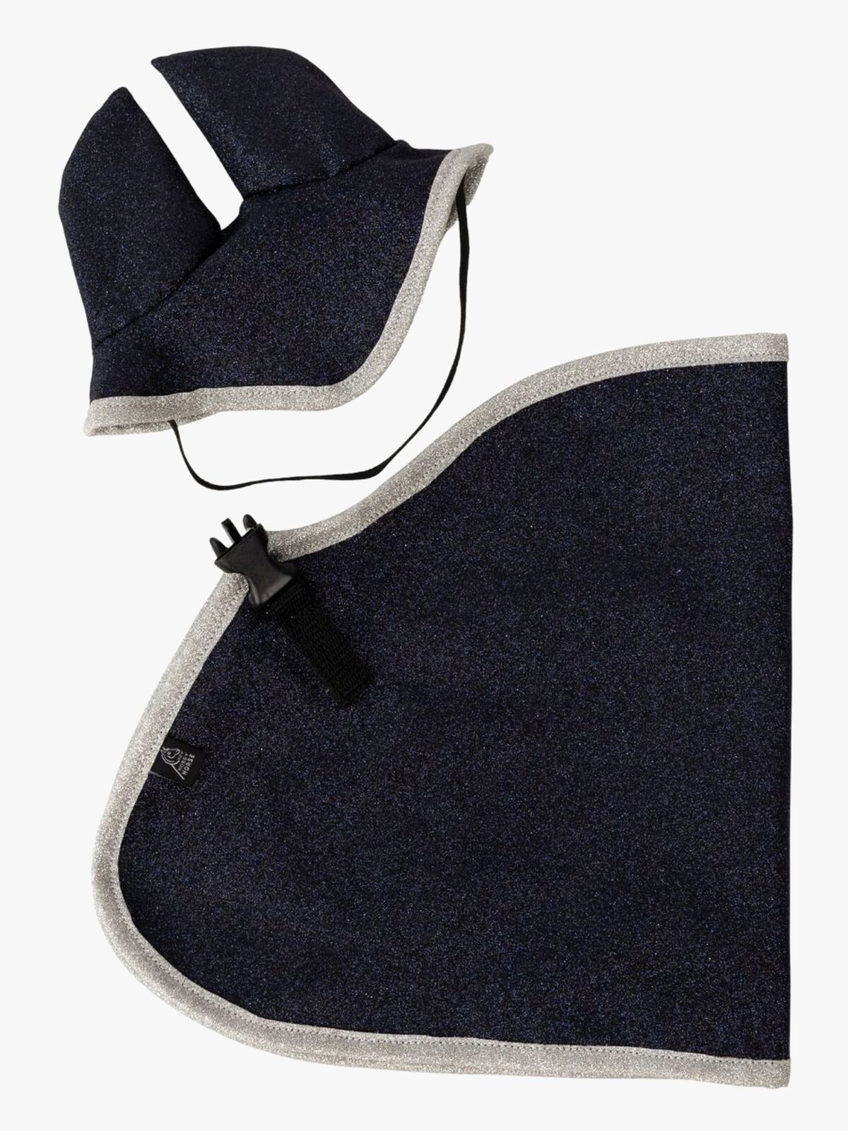 My Hobby Horse Decke & Haube Glitzer, Marineblau