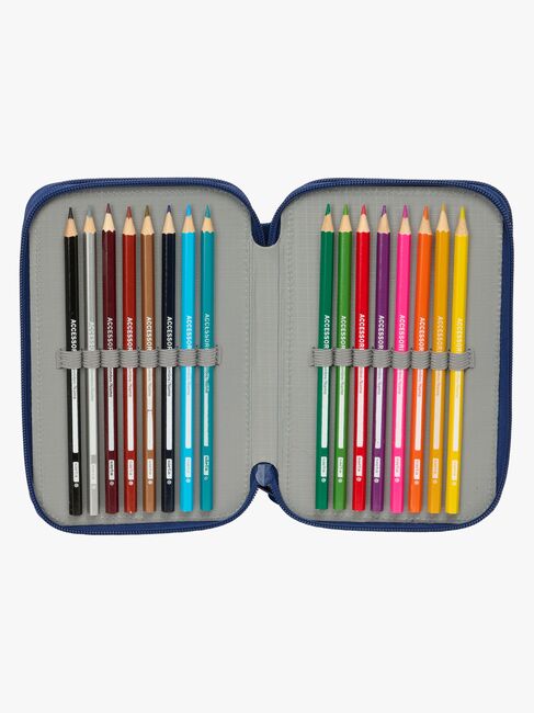 Super Mario Gefülltes Dreifach-Federmäppchen 37 Teile, Mamma Mia