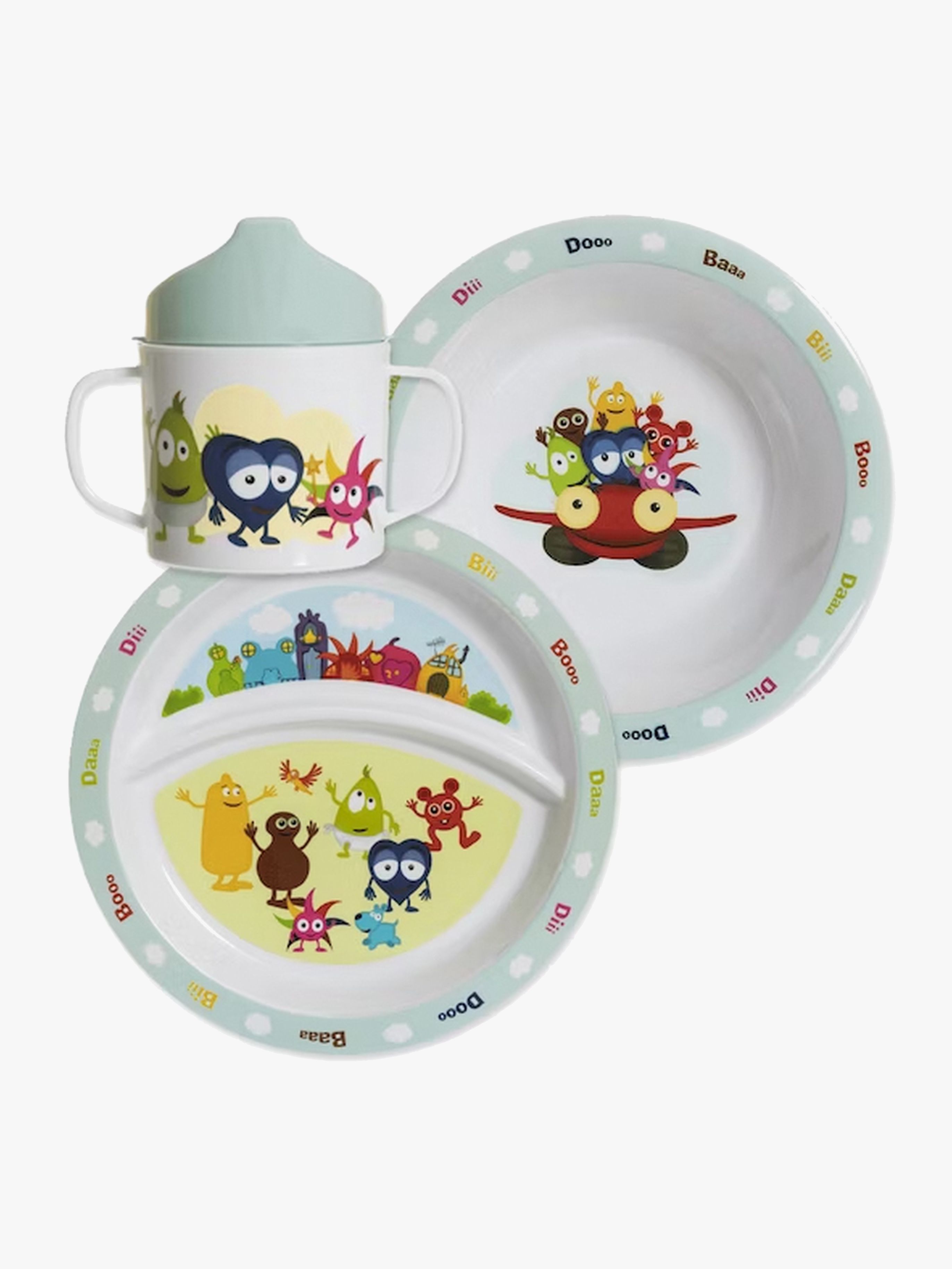 Babblarna Kindergeschirr 3-teilig, Multi