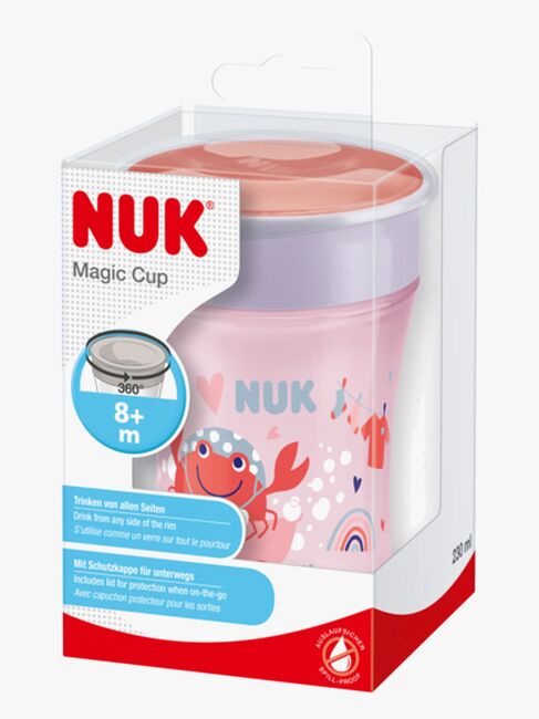 NUK Evolution Magic Becher 230 ml, Rot