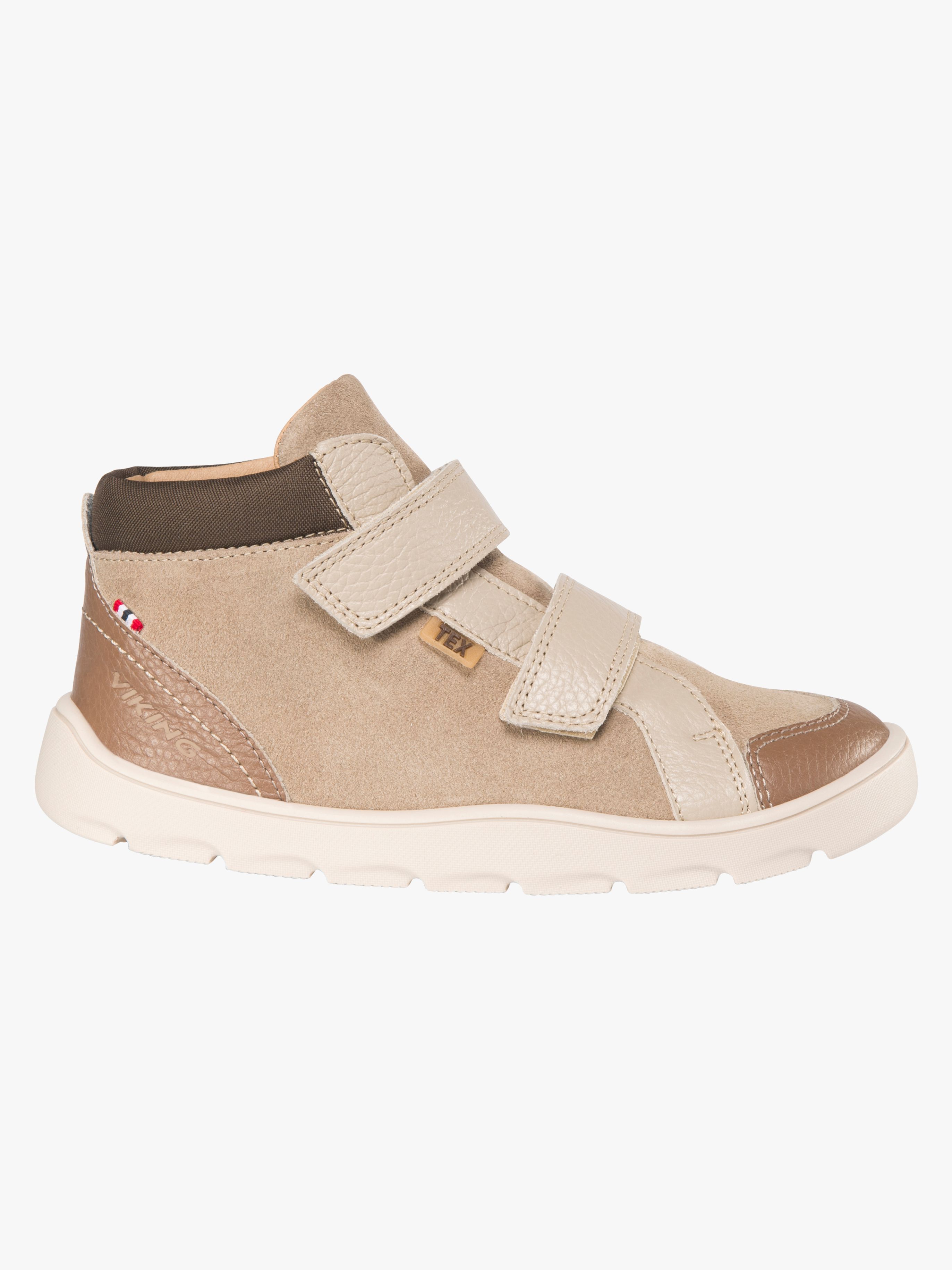 Viking Molde Barefoot Mid TEX 2V Jr Kinder Sneaker, Dark Natural, 31, Kinderschuhe