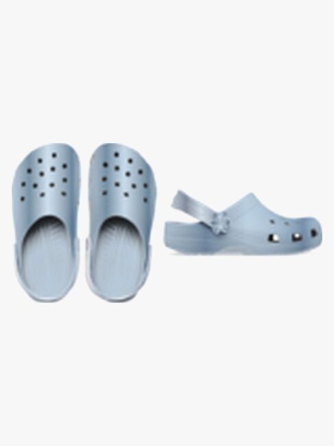 Crocs Classic Pearl Shine Pantoffeln, Blue Frost