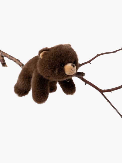 Teddykompaniet Plüschspielzeug Liegender Bär 28 cm, Braun