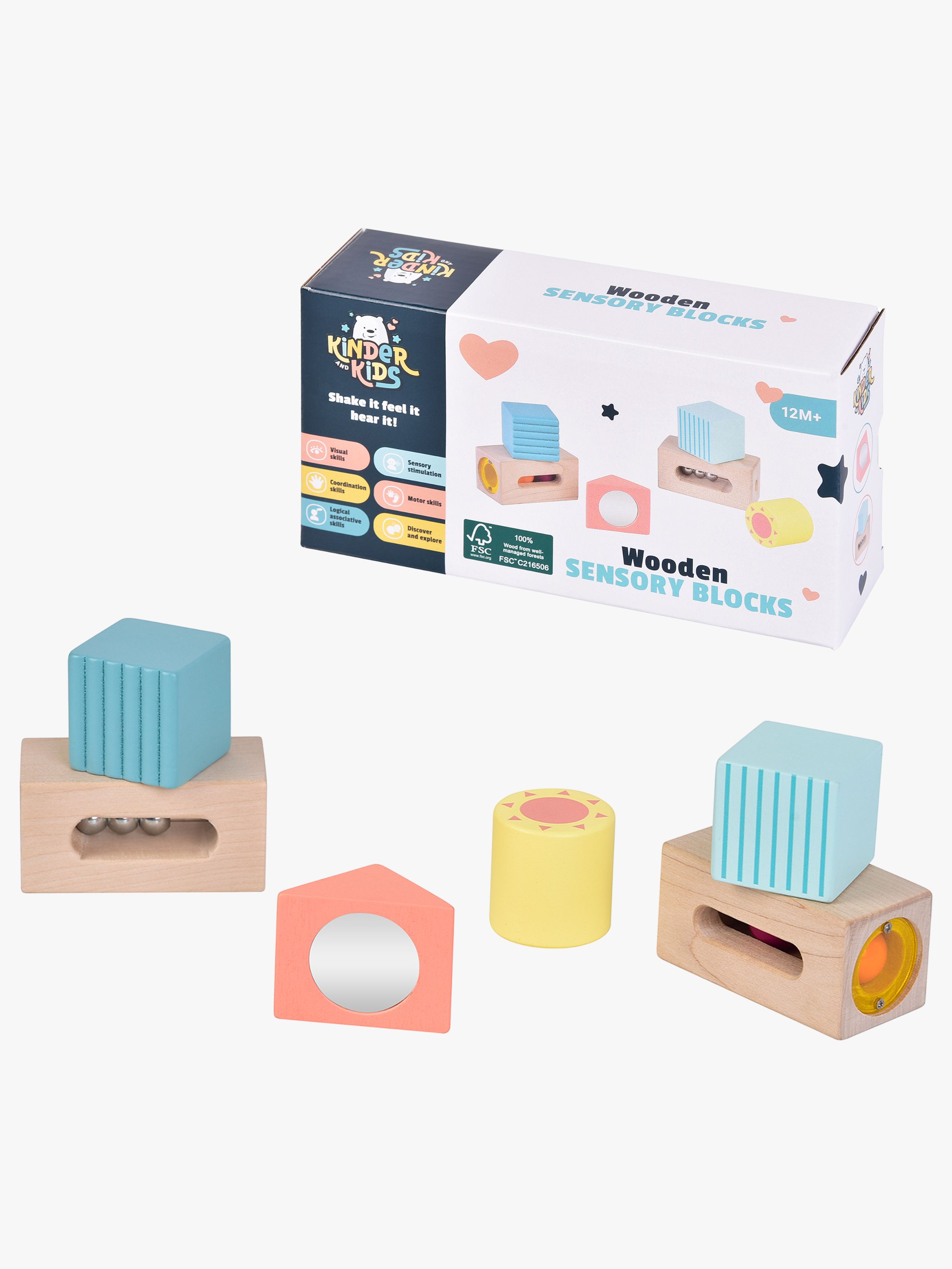 Sensorik-Klötze, Babyspielzeug