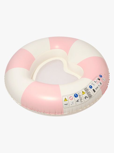 SUNNYLiFE Luxe Schwimmring, Stole My Heart Pink Stripe