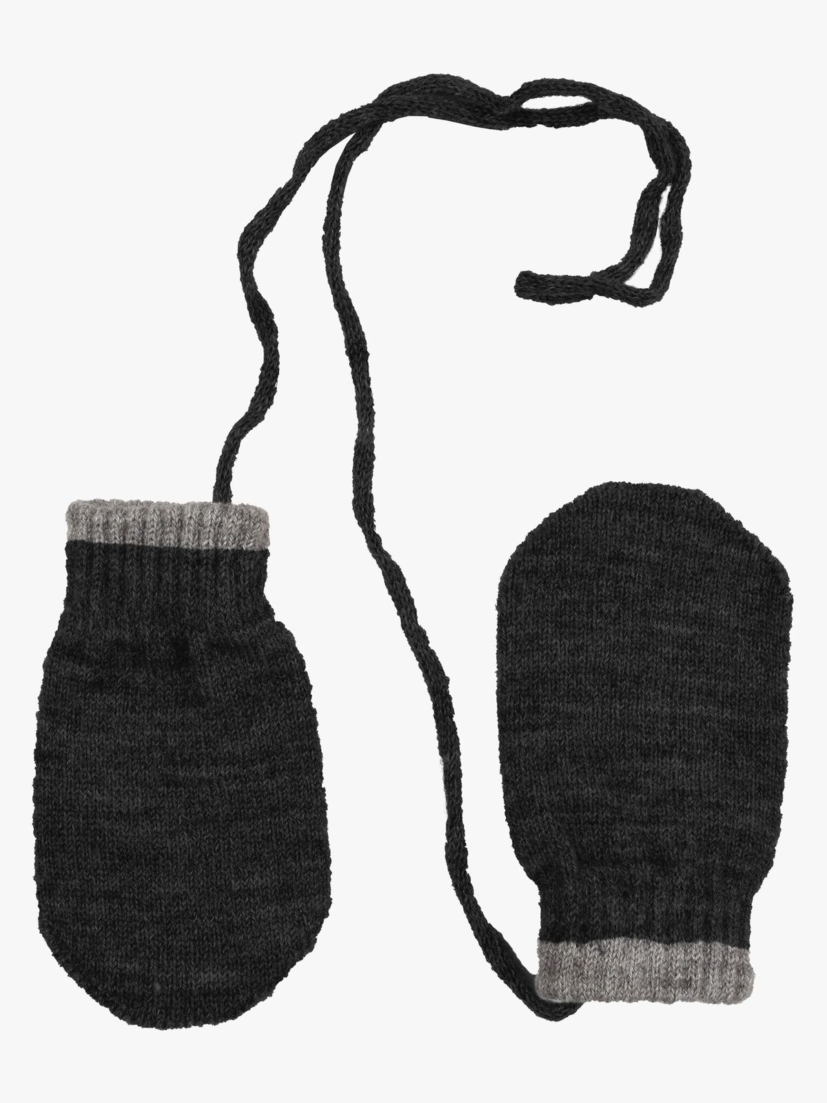 Lindberg Magic Mini Baby Handschuhe Wollmischung, Black/Anth