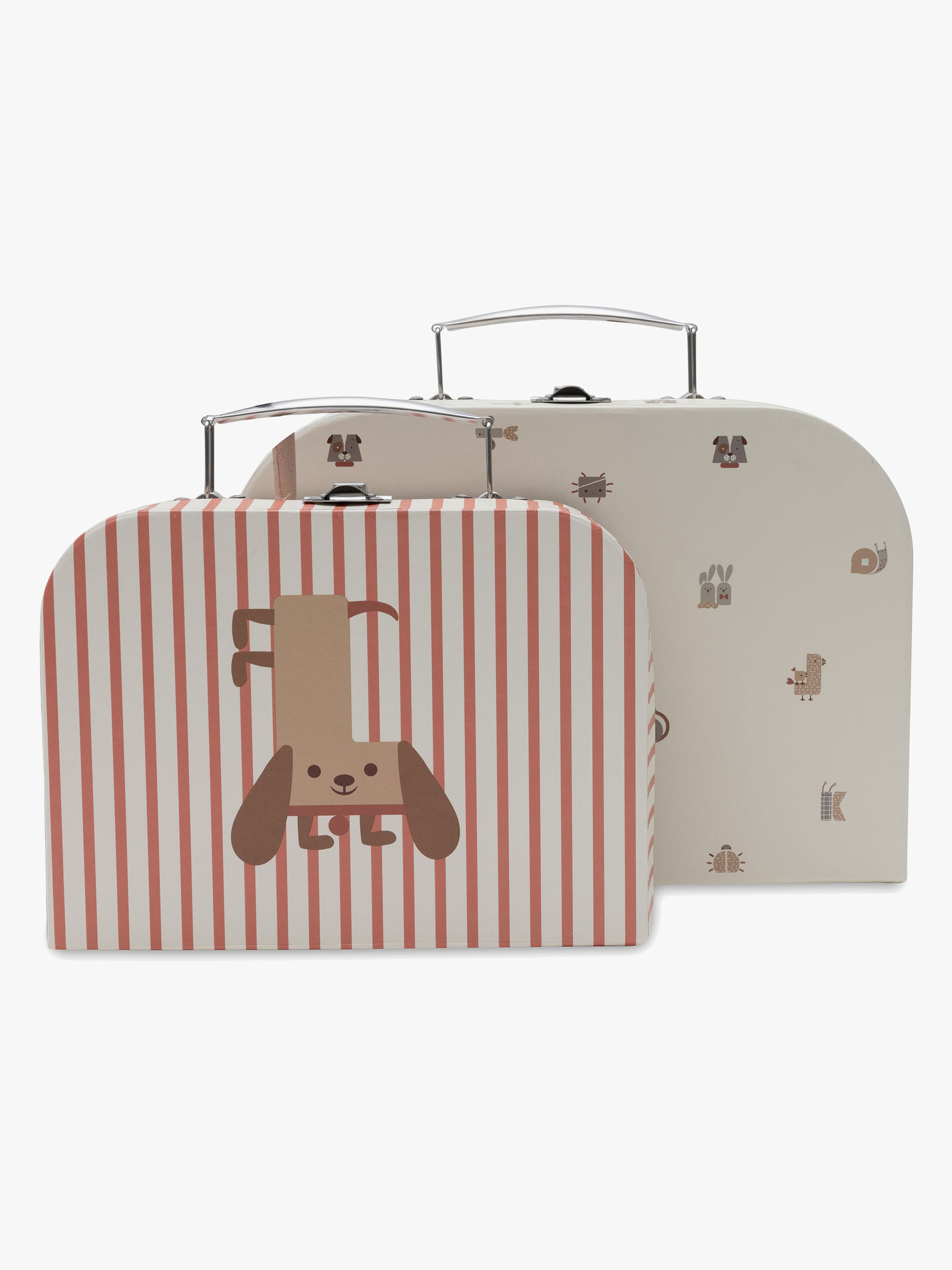 Jollein Koffer 2er-Pack, Animal Friends