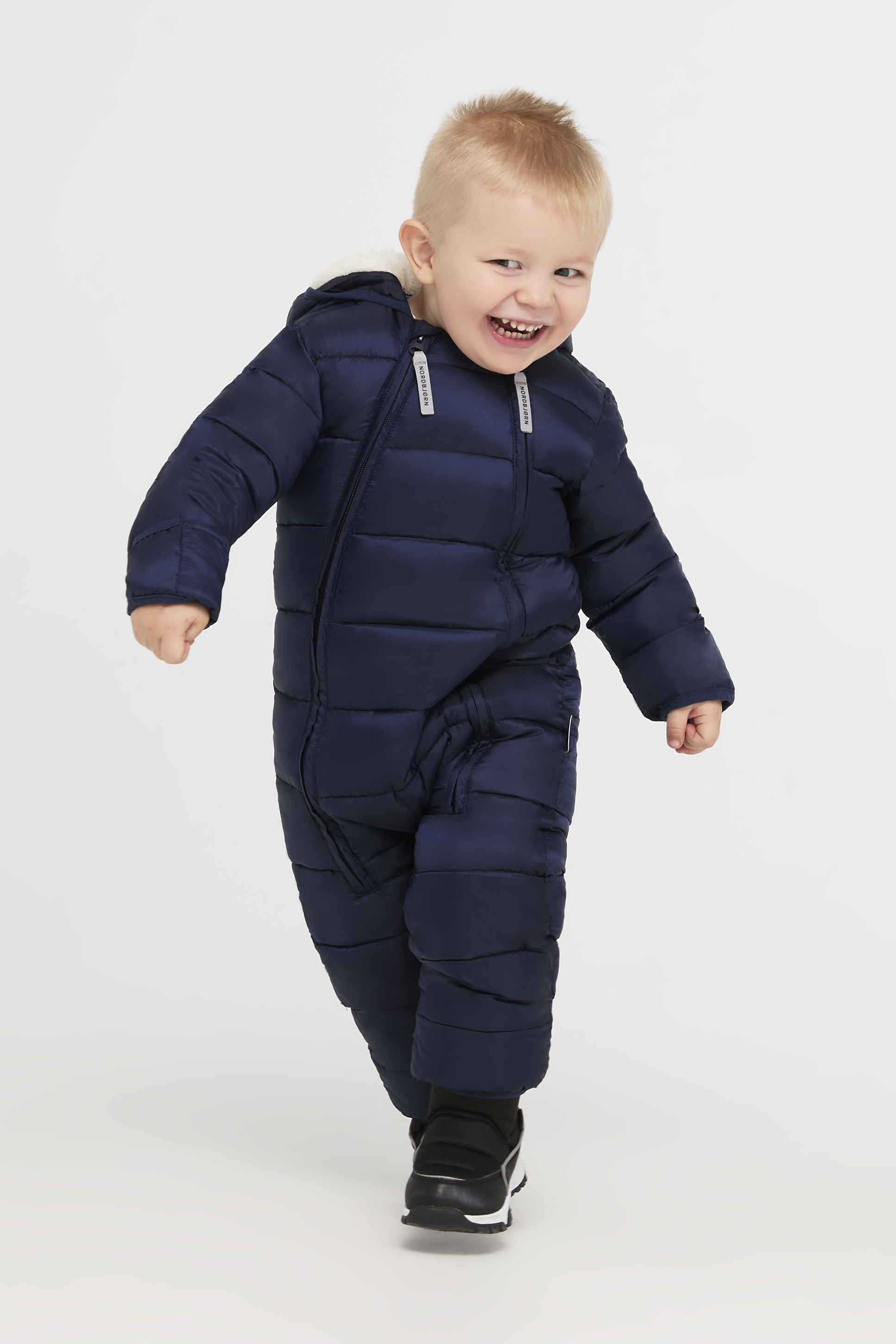 Nordbjørn Pilecub Babyoverall, Navy, Größe 86