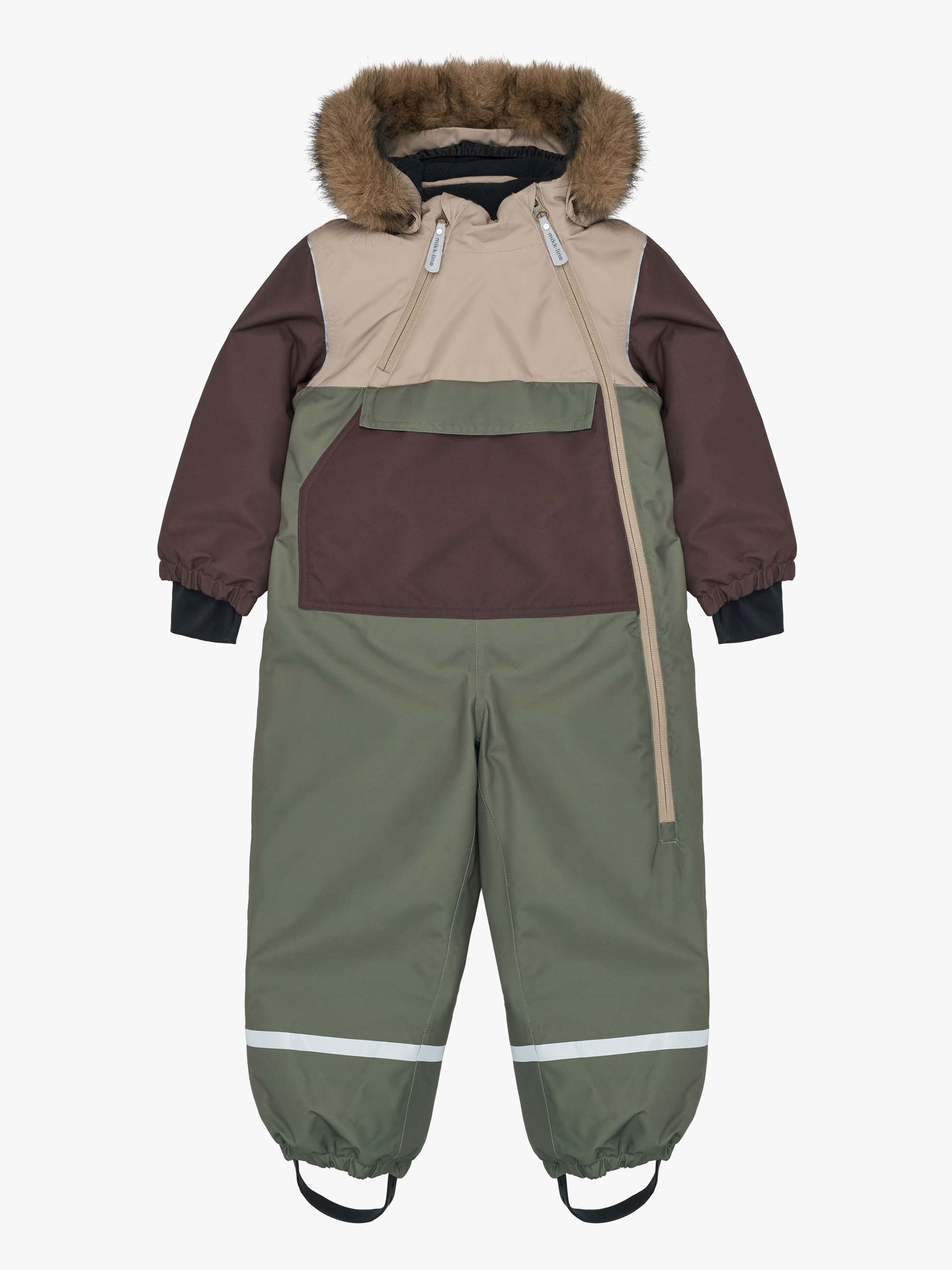 Mikk-Line Anorak Winteroverall, Dusty Olive, 104