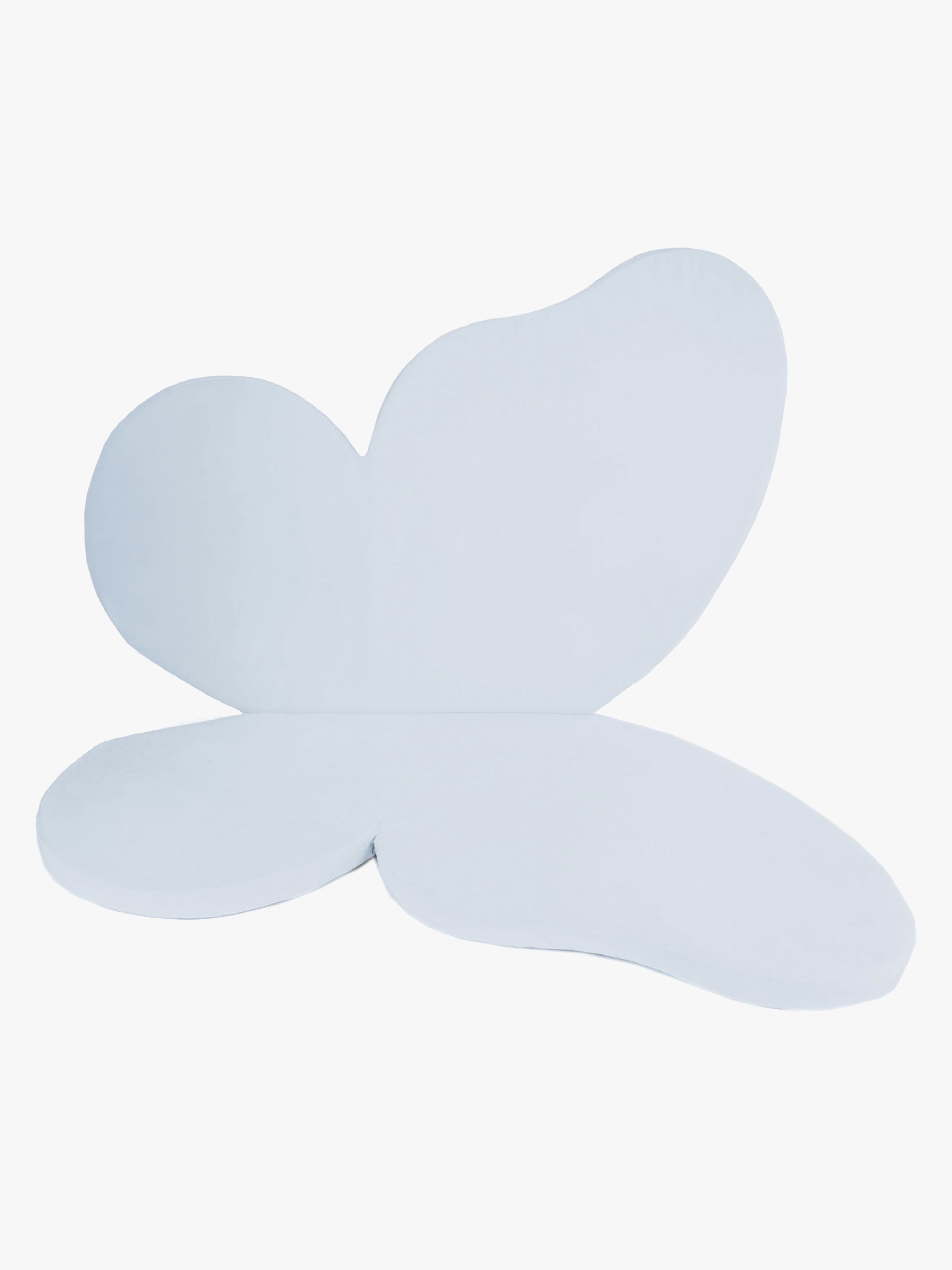KIDKII Spielteppich Butterfly, 120x140 cm, Baby Blue