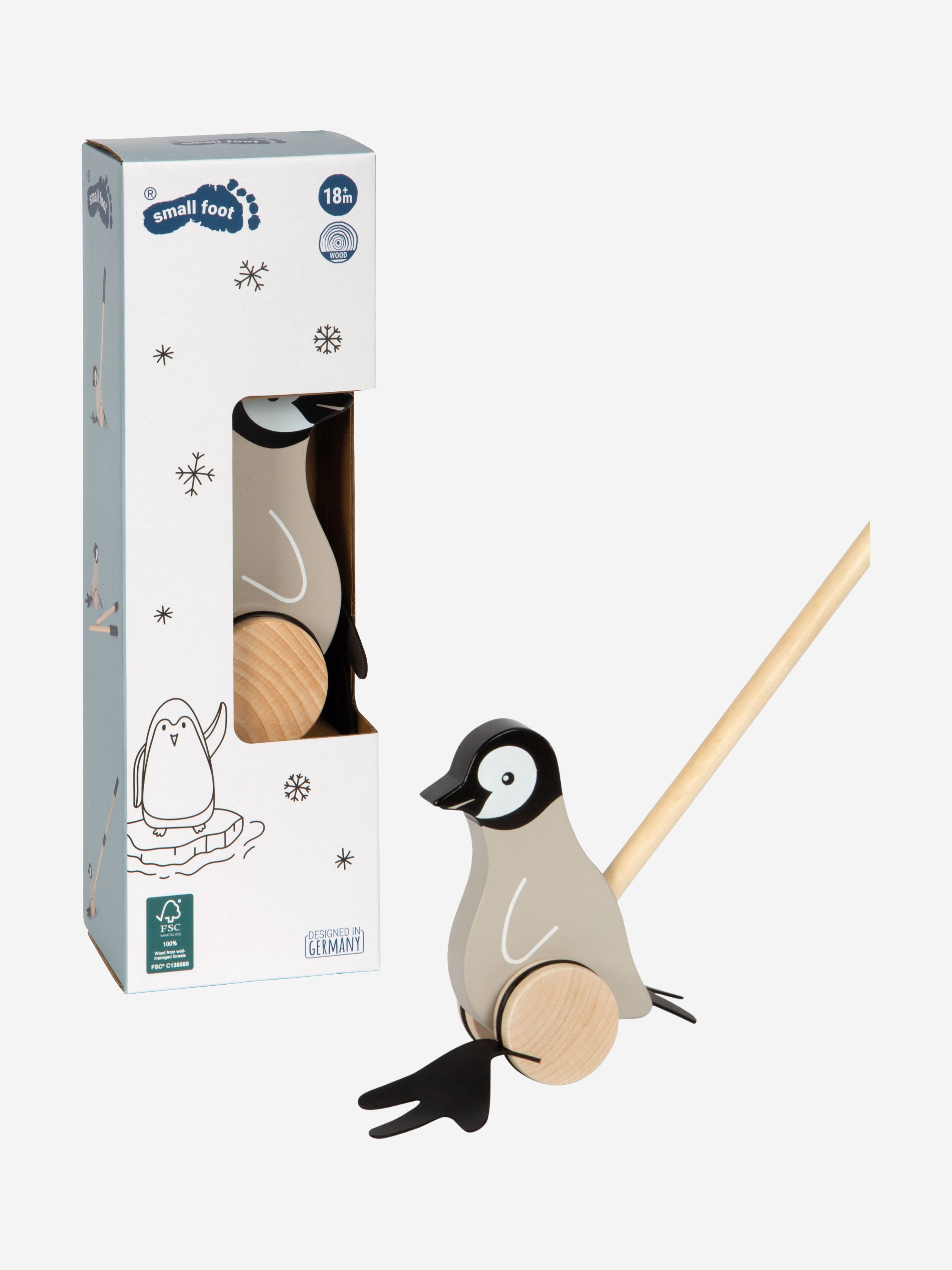 Small Foot Schiebespielzeug Pinguin