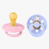 BIBS x Moomin Colour Dreaming Schnuller 2er-Pack Latex Größe 1, Baby Pink