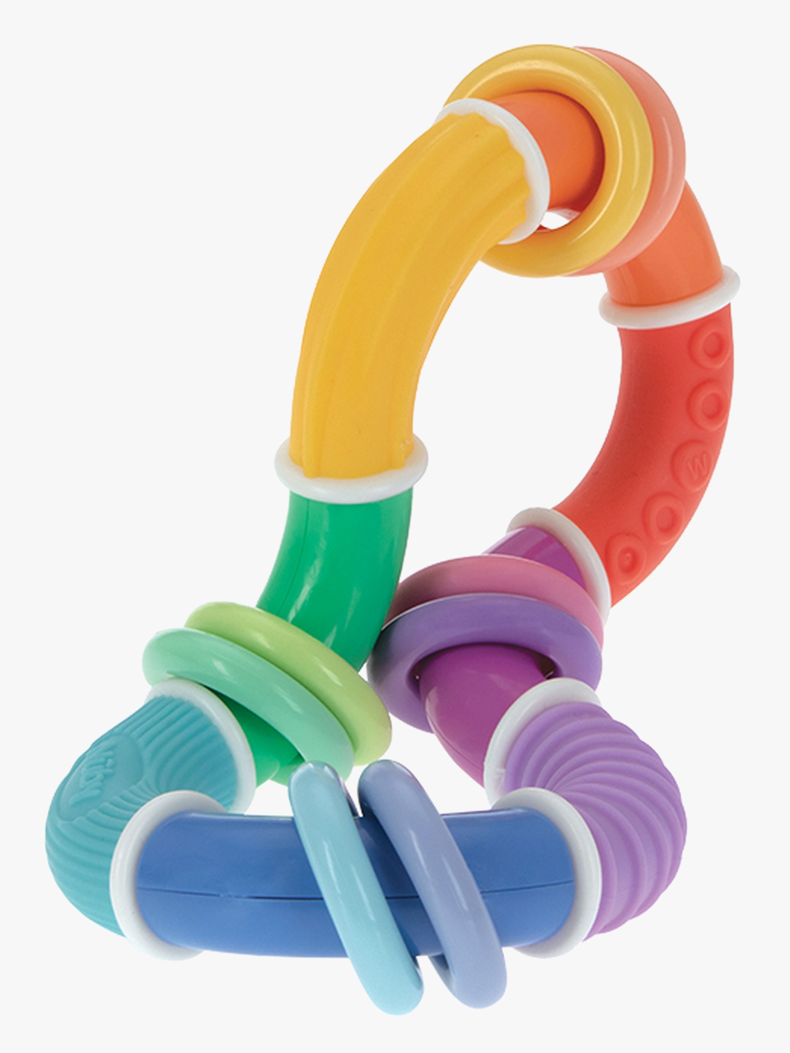 Nuby Twist Aktivitätsspielzeug Rassel &  Beißring, Babyspielzeug