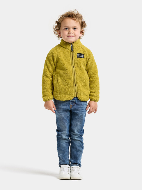Didriksons Gibbs Fleecejacke, Yellow Pollen