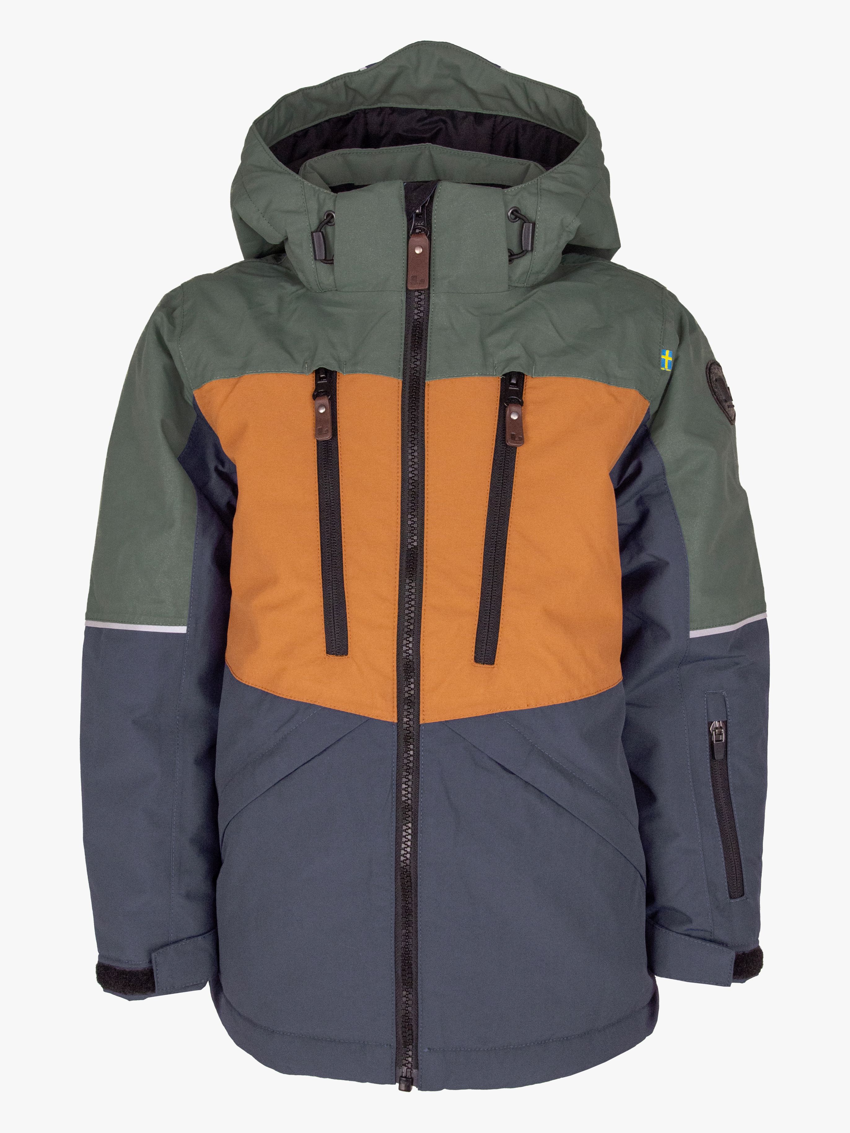 Lindberg Alpine Winterjacke, Grün/Blau, 100