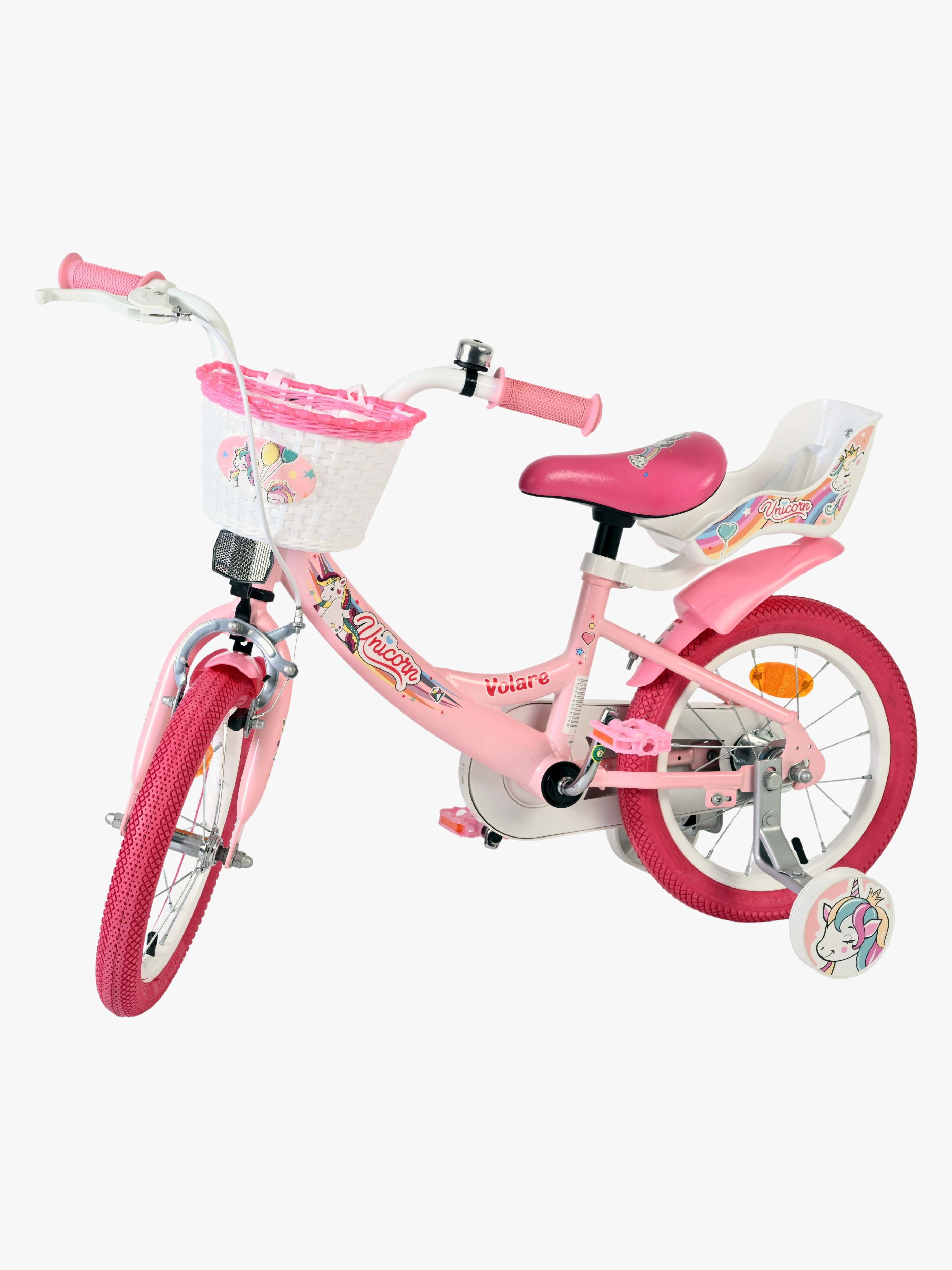 Volare Unicorn Kinderfahrrad 14 Zoll, Rosa