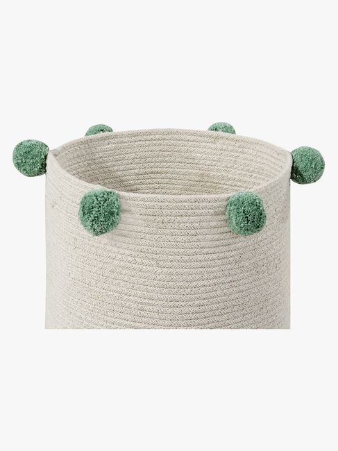 Lorena Canals Korb Bubbly, Natural-Green