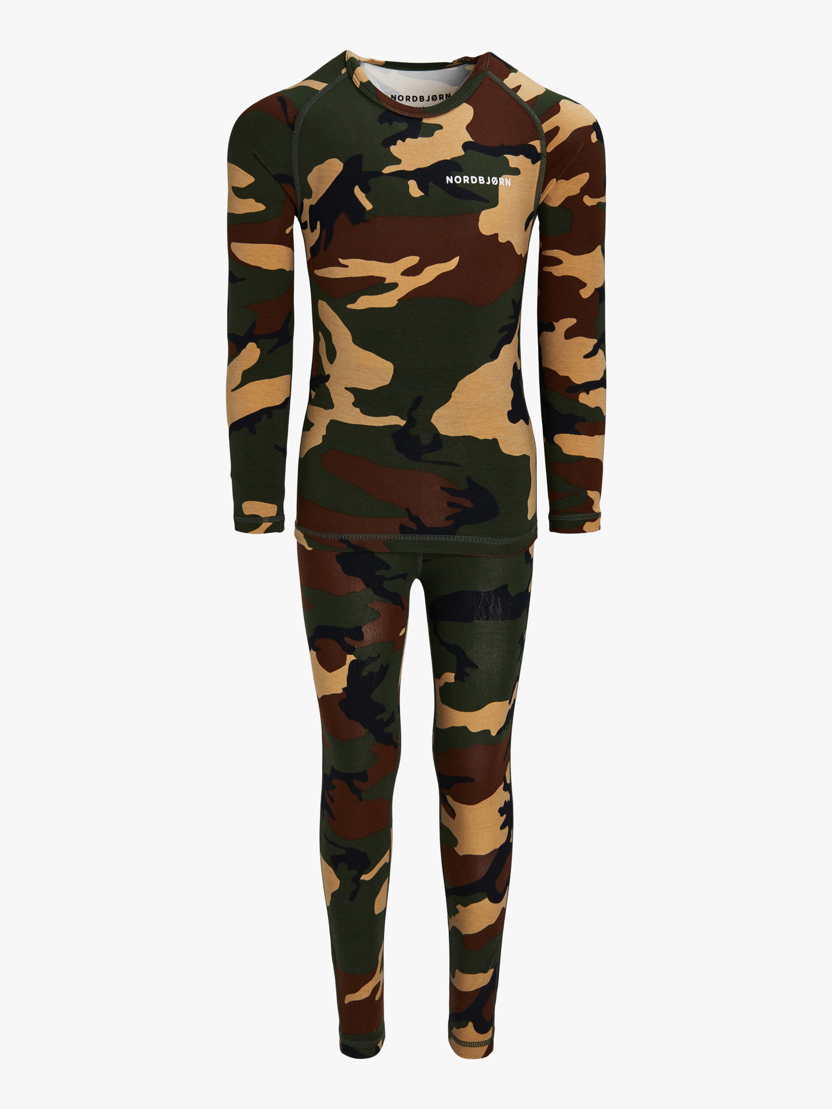 Nordbjørn Verbier Funktionsunterwäsche Bambus, Camo Classic, 100