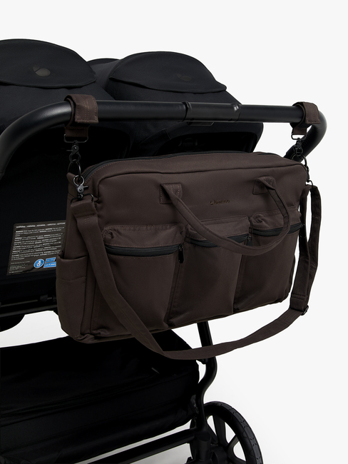 Beemoo Pro Double Wickeltasche, Espresso Brown