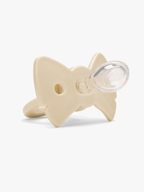 Elodie Binky Bow Schnuller 3+, Oat White