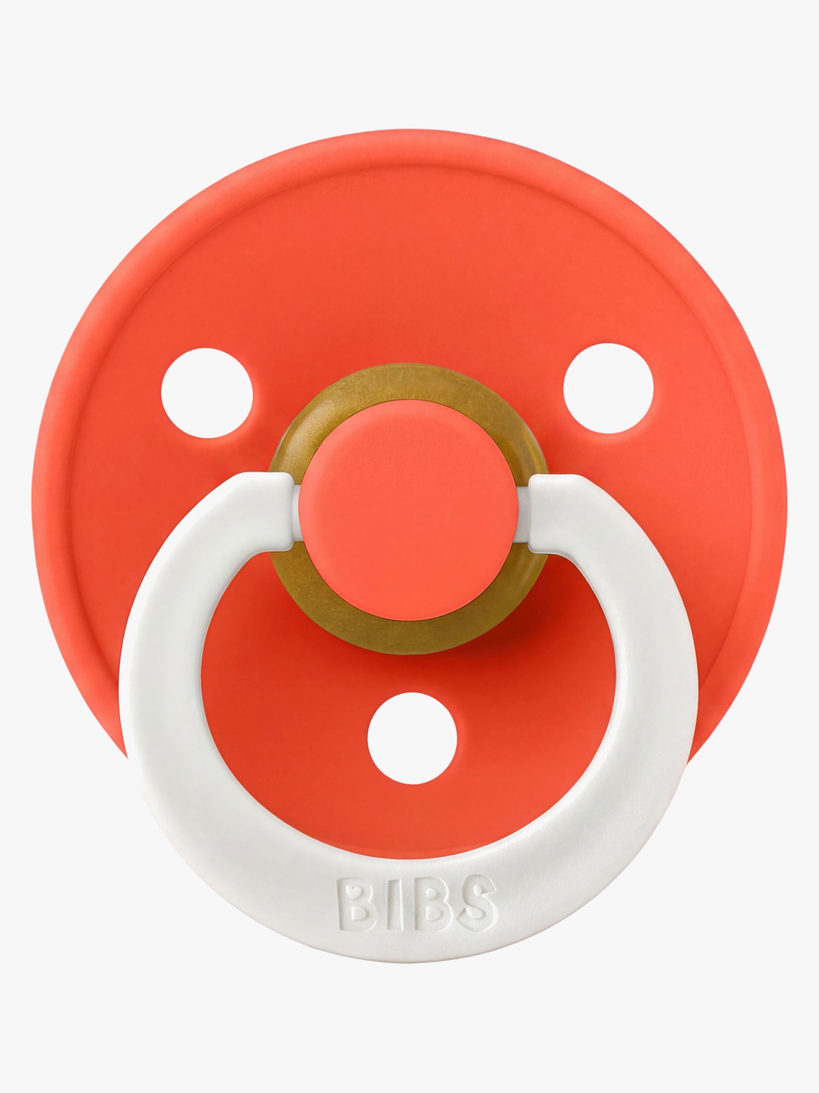 BIBS Colour Schnuller Latex Gr. 1, Tango GLOW
