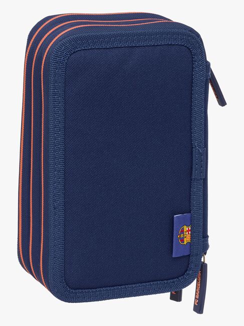 FC Barcelona Gefülltes Dreifach-Federmäppchen 37 Teile, 2ª Equipment