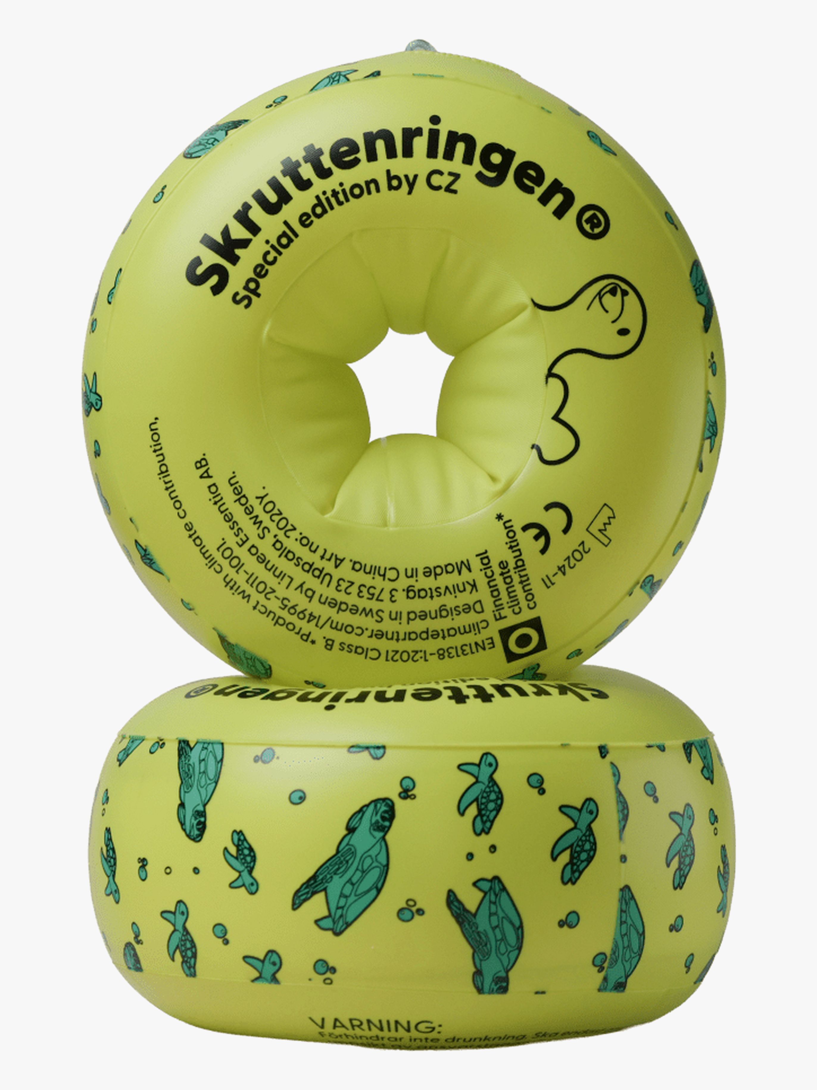 Skruttenringen Schwimmflügel, Gelb Gemustert