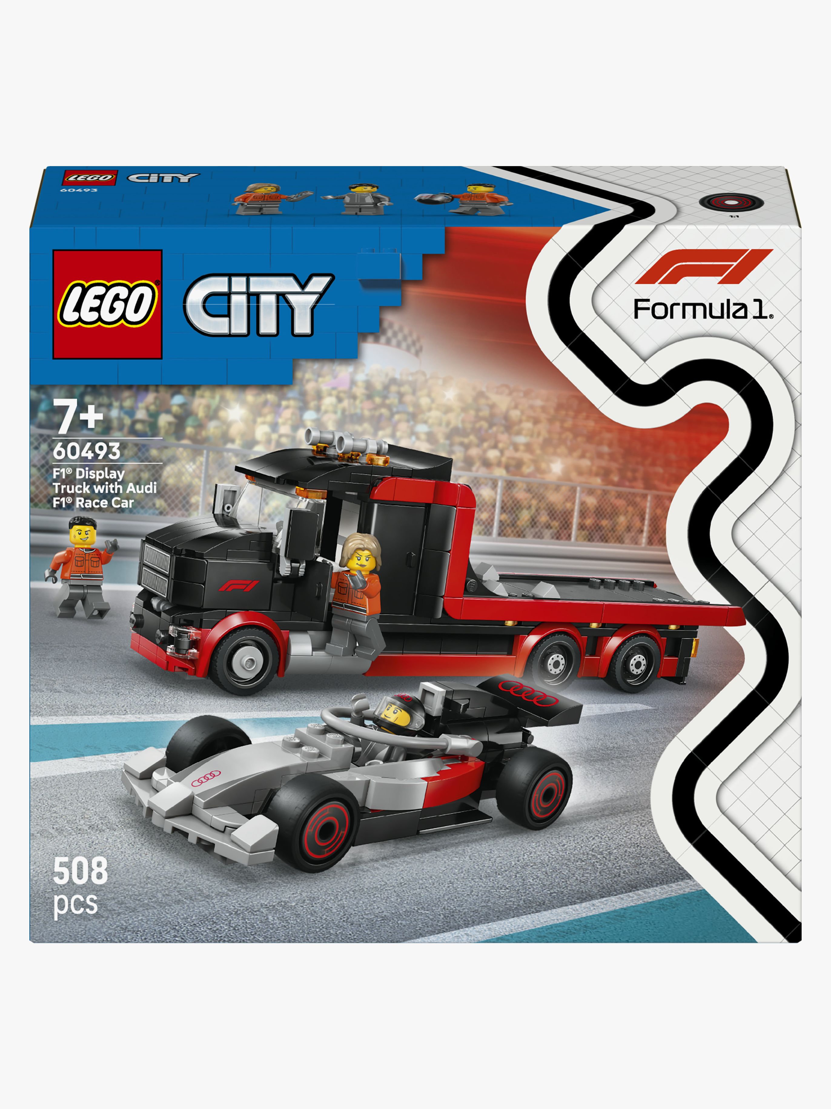 City 60493 F1 Truck mit Audi F1 Rennwagen