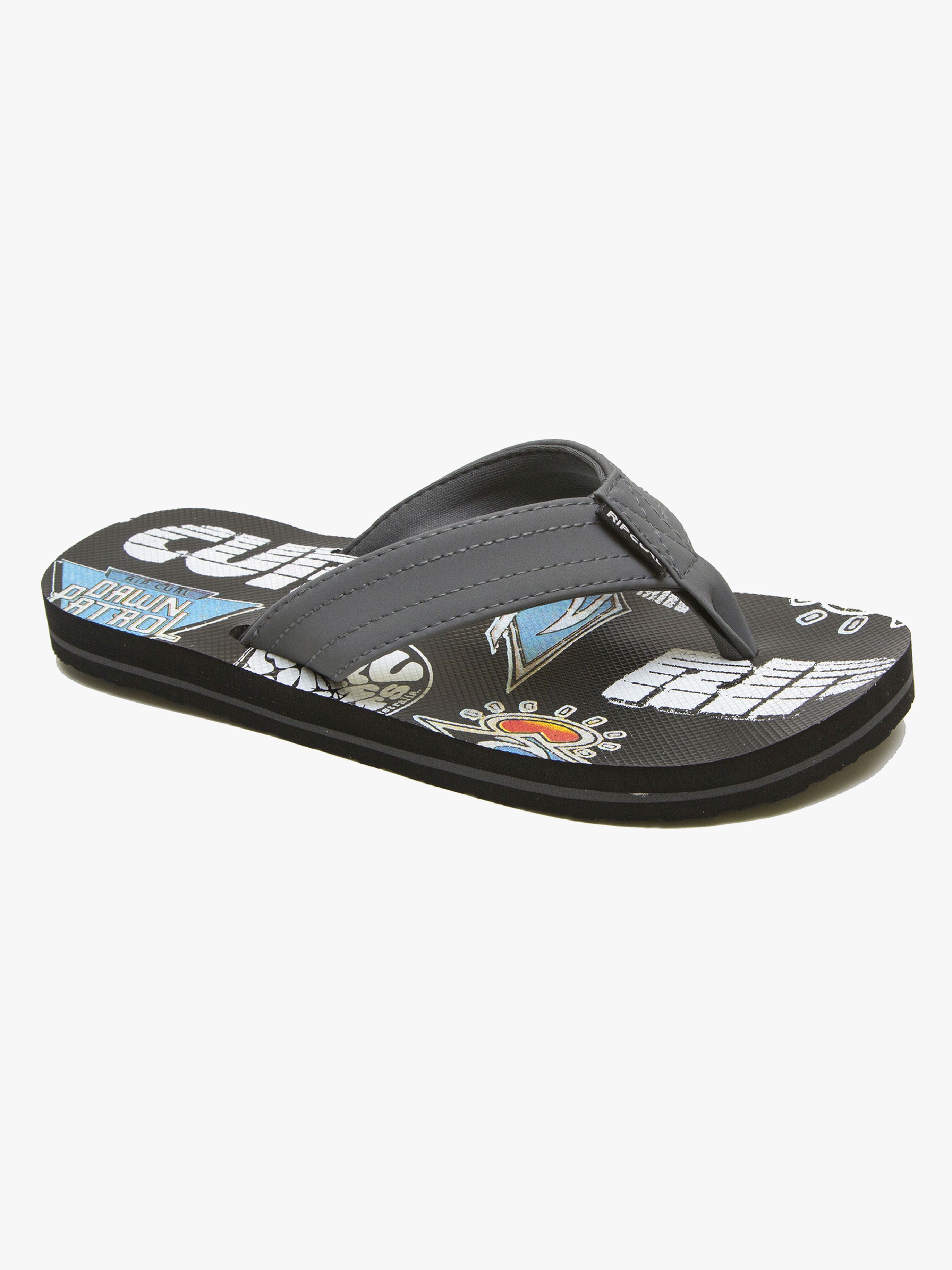 Rip Curl Ripper Kids Flip Flop, Grey 31